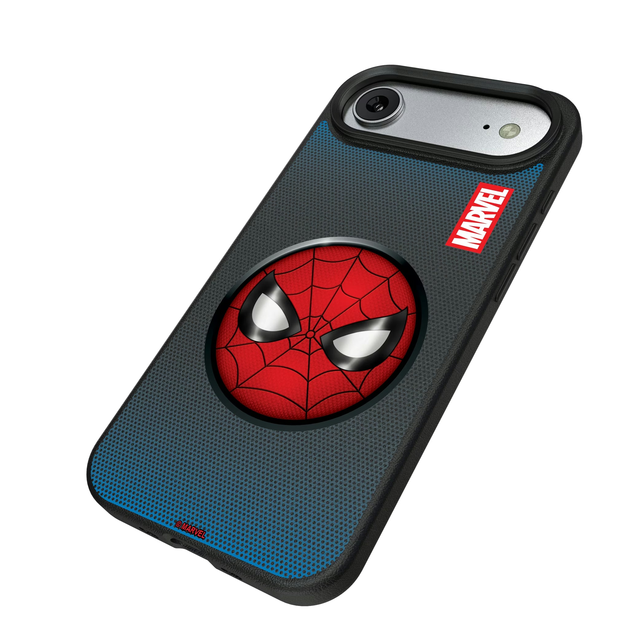 Marvel Spider-Man Grid iPhone MagSafe Compatible Phone Case for Apple iPhone - Isometric View#Device_iPhone Air