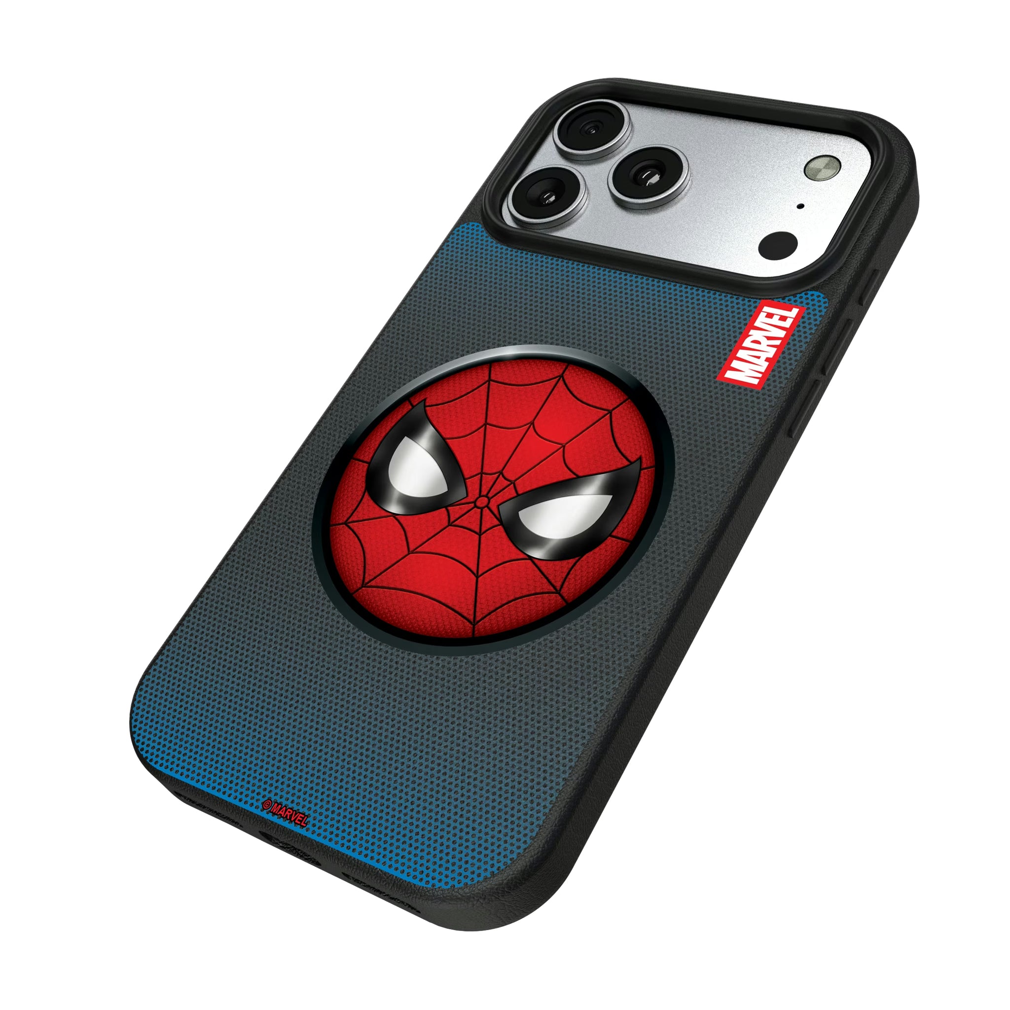 Marvel Spider-Man Grid iPhone MagSafe Compatible Phone Case for Apple iPhone - Isometric View#Device_iPhone 17 Pro Max