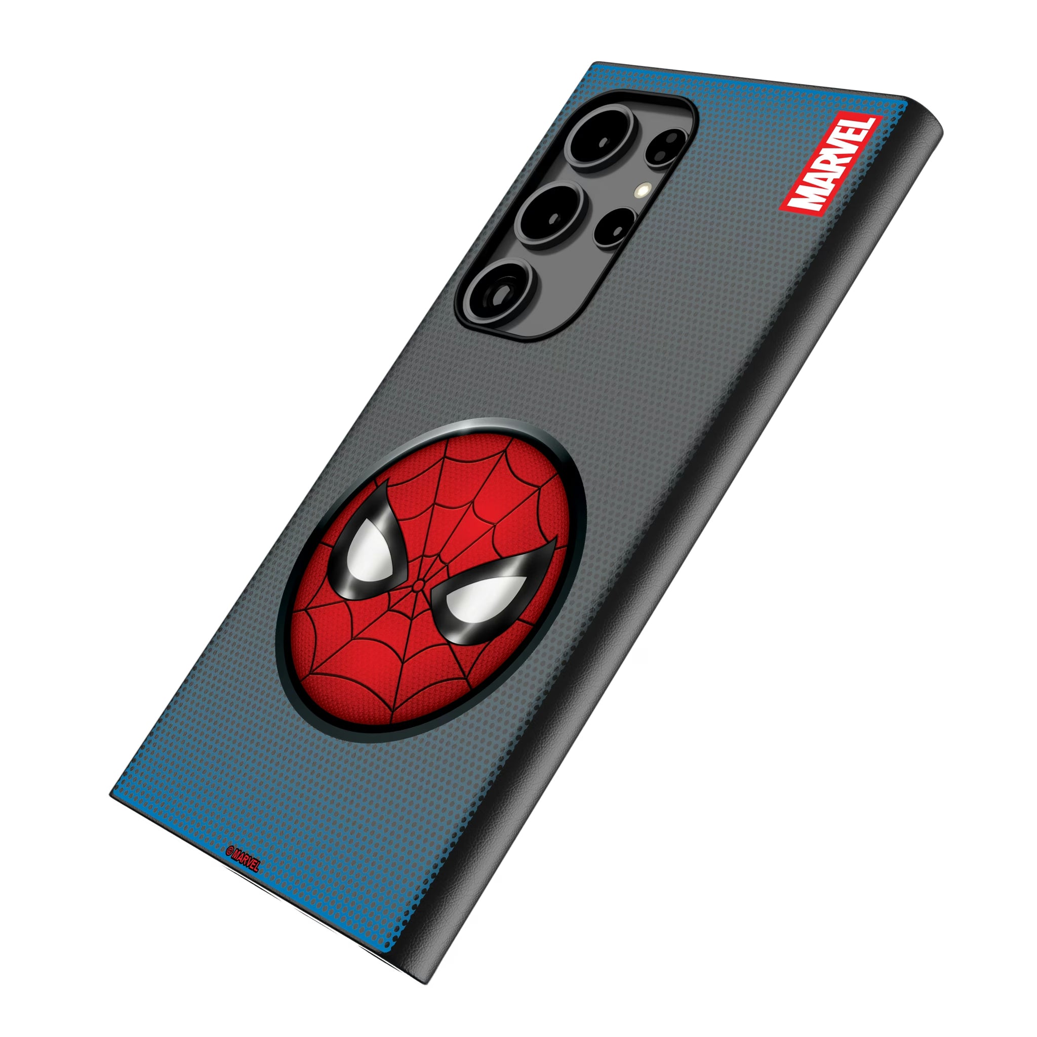 Marvel Spider-Man Grid Galaxy MagSafe Compatible Phone Case for Samsung Galaxy - Isometric View