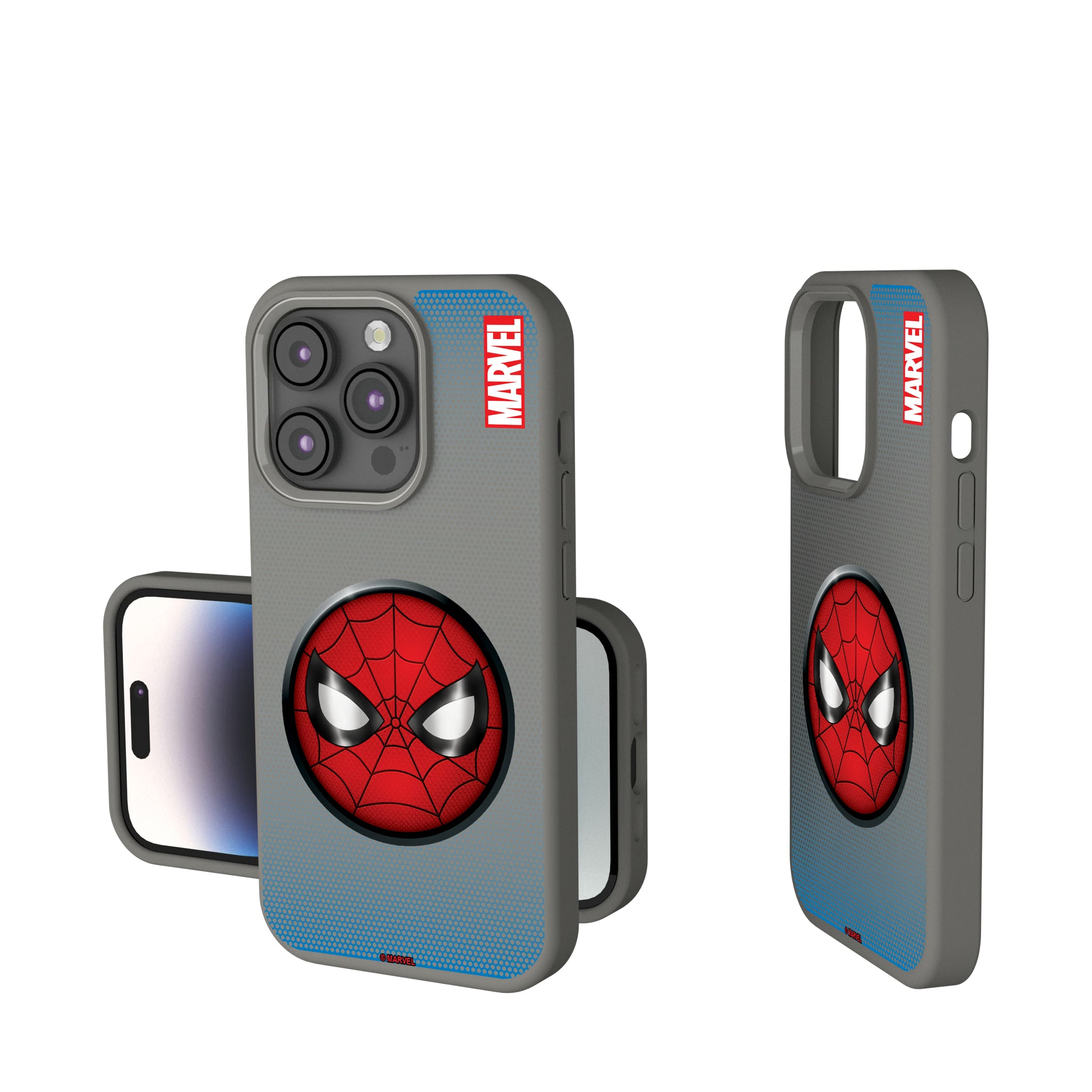 Marvel Spider-Man Grid iPhone Soft Touch Phone Case for Apple iPhone