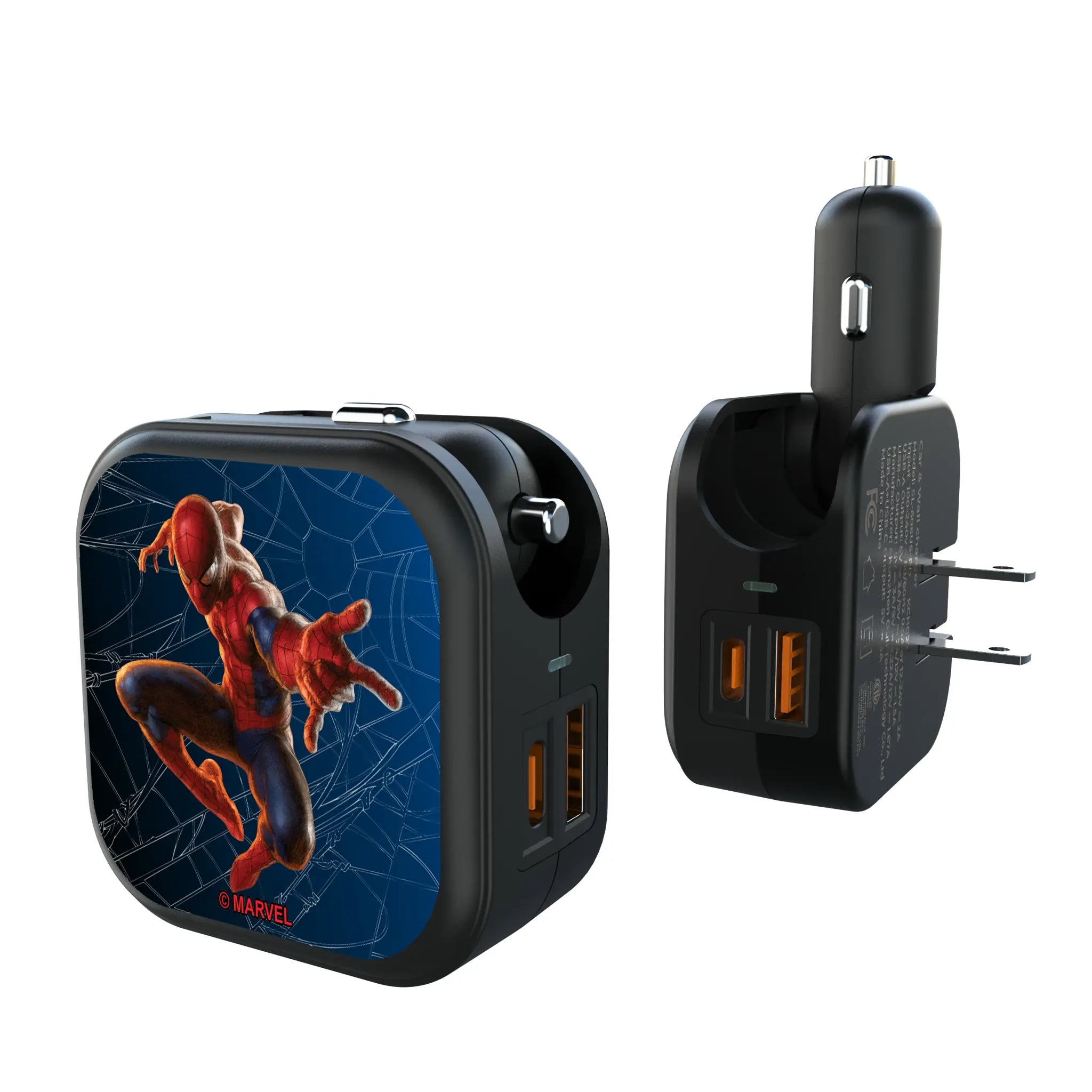 Marvel Spider-Man MechLine 2 in 1 USB A/C Charger