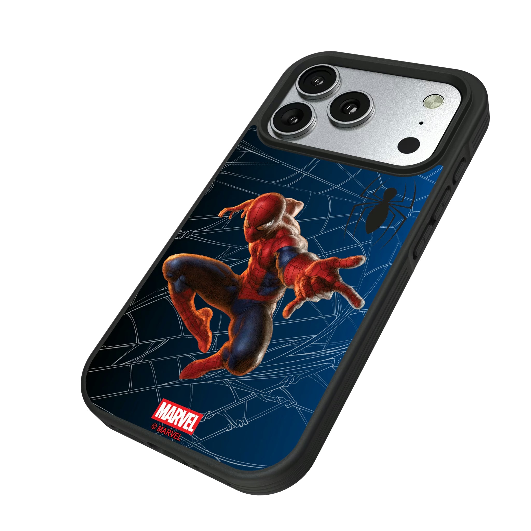 Marvel Spider-Man MechLine iPhone Bump Phone Case for Apple iPhone - Isometric View#Device_iPhone 17 Pro