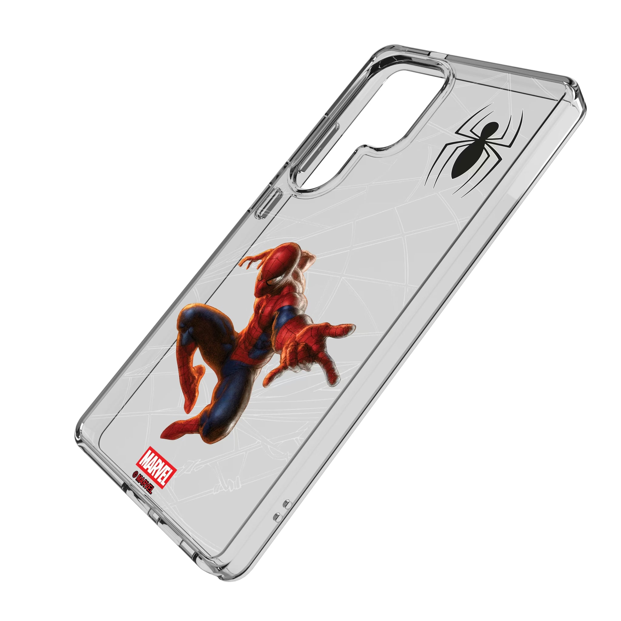 Marvel Spider-Man MechLine Galaxy Clear Phone Case for Samsung Galaxy - Isometric View