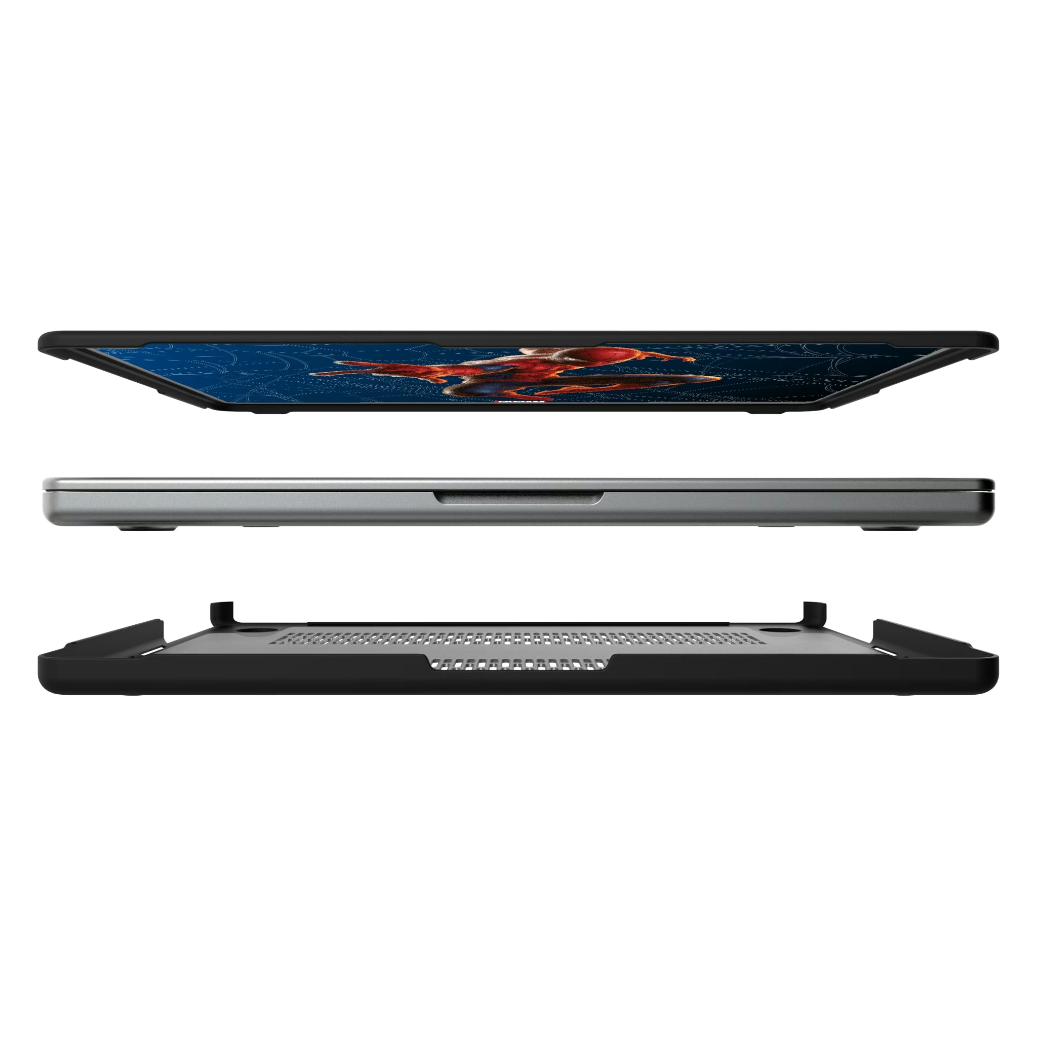 Marvel Spider-Man MechLine MacBook Laptop Case for Apple MacBook#Device_MacBook Pro (14-inch, 2021) / MacBook Pro (14-inch, 2023) / MacBook Pro (14-inch, 2024)