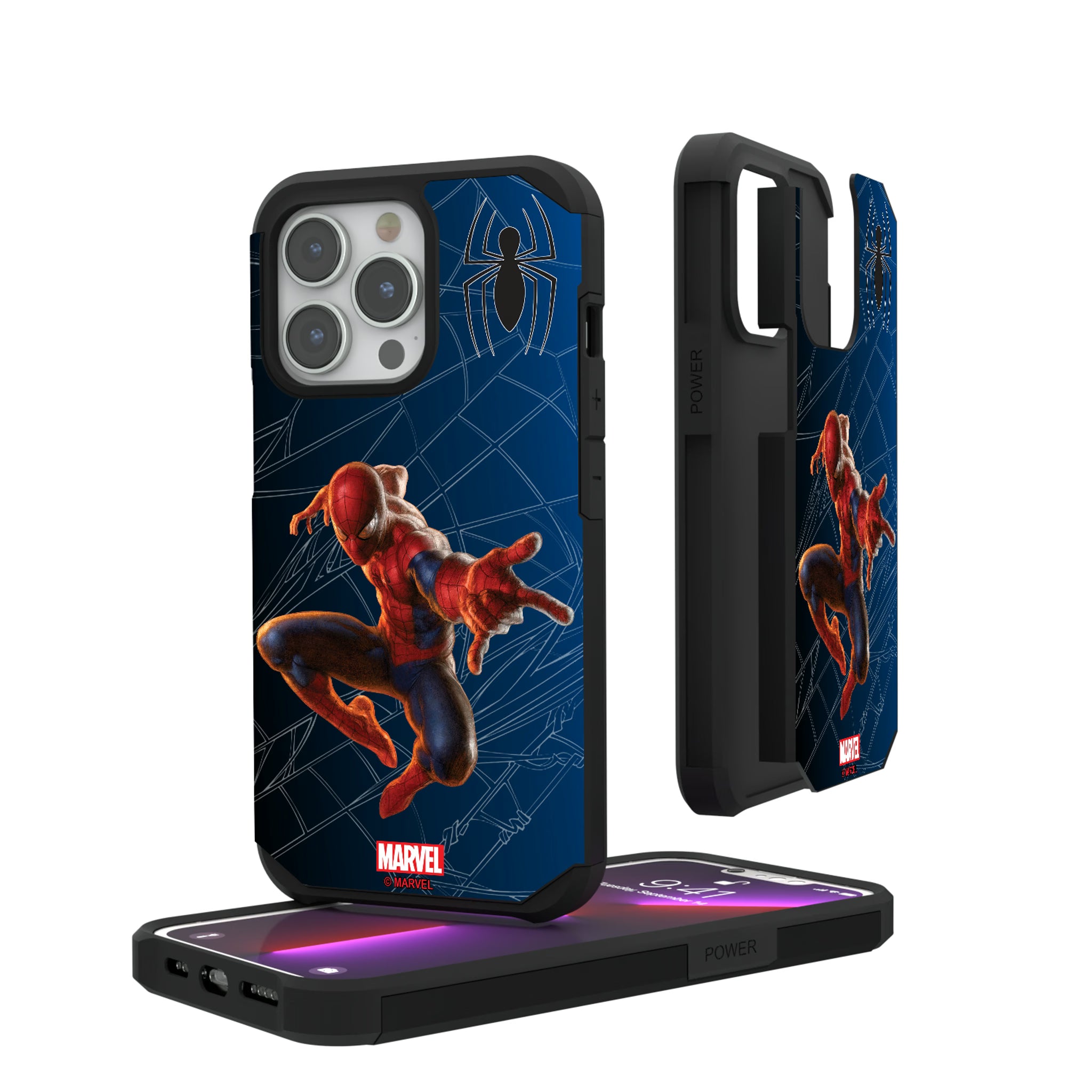 Marvel Spider-Man MechLine iPhone Rugged Phone Case for Apple iPhone#Device_iPhone 13 Pro
