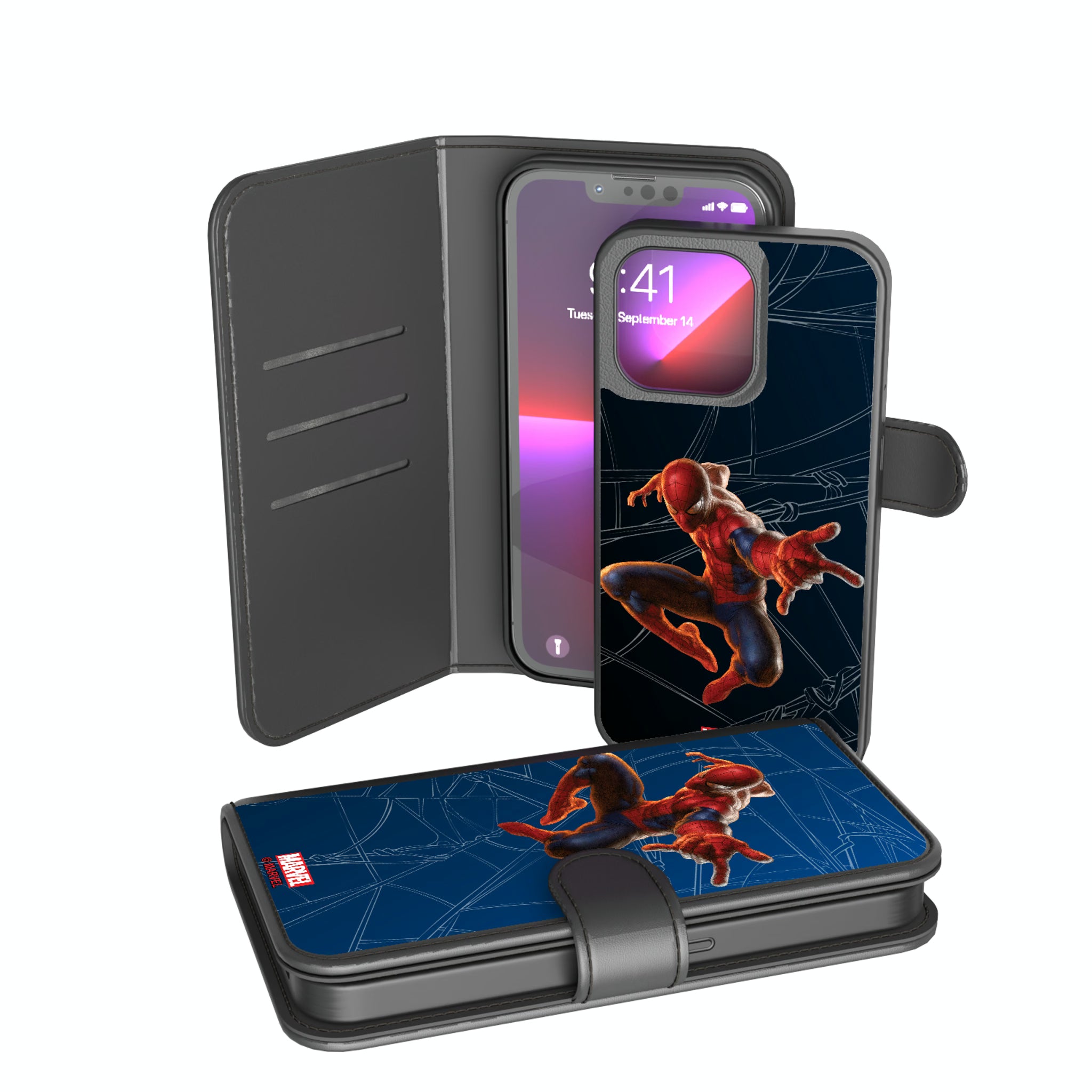 Marvel Spider-Man MechLine iPhone Wallet Phone Case for Apple iPhone