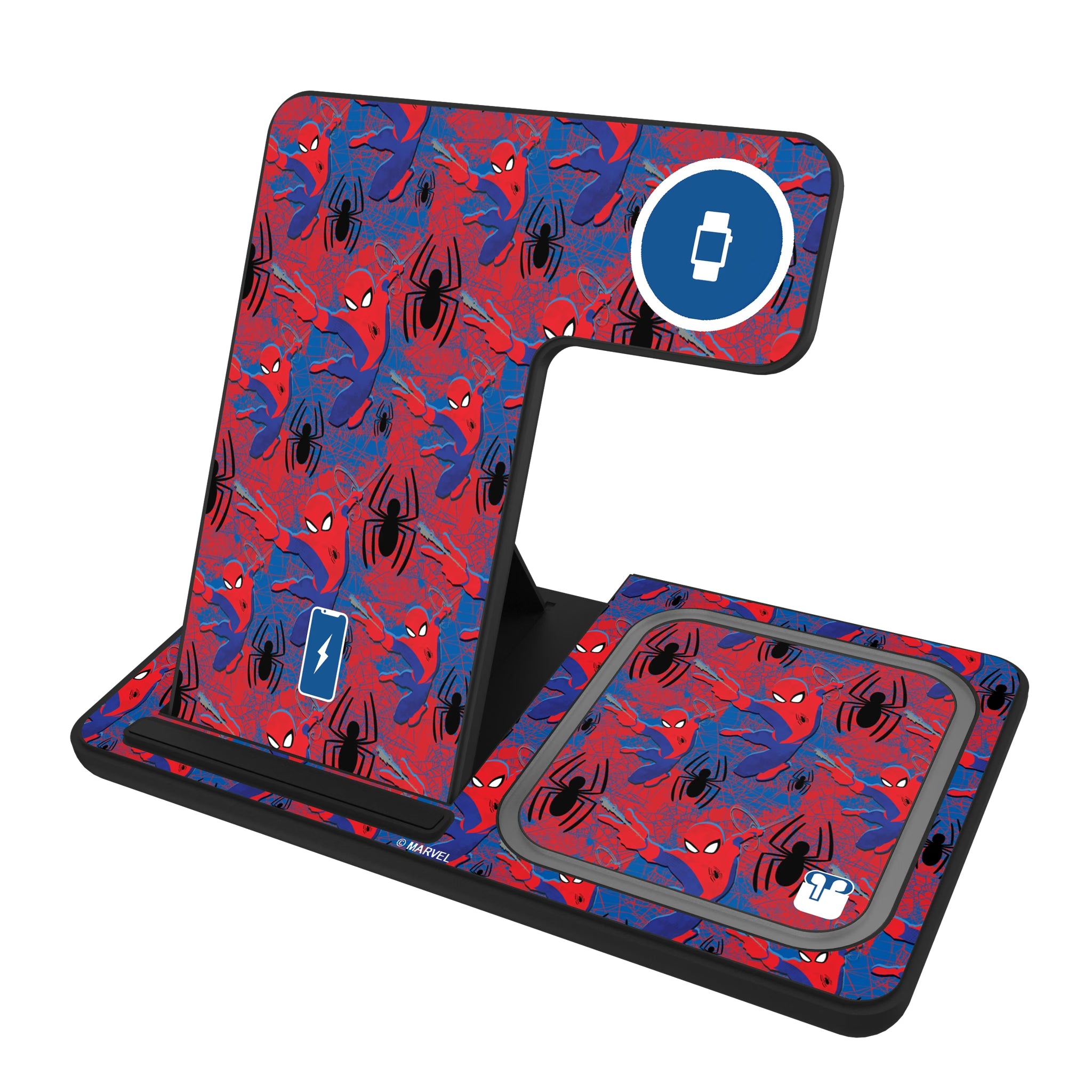 Marvel Spider-Man Pattern 3 in 1 Charging Station