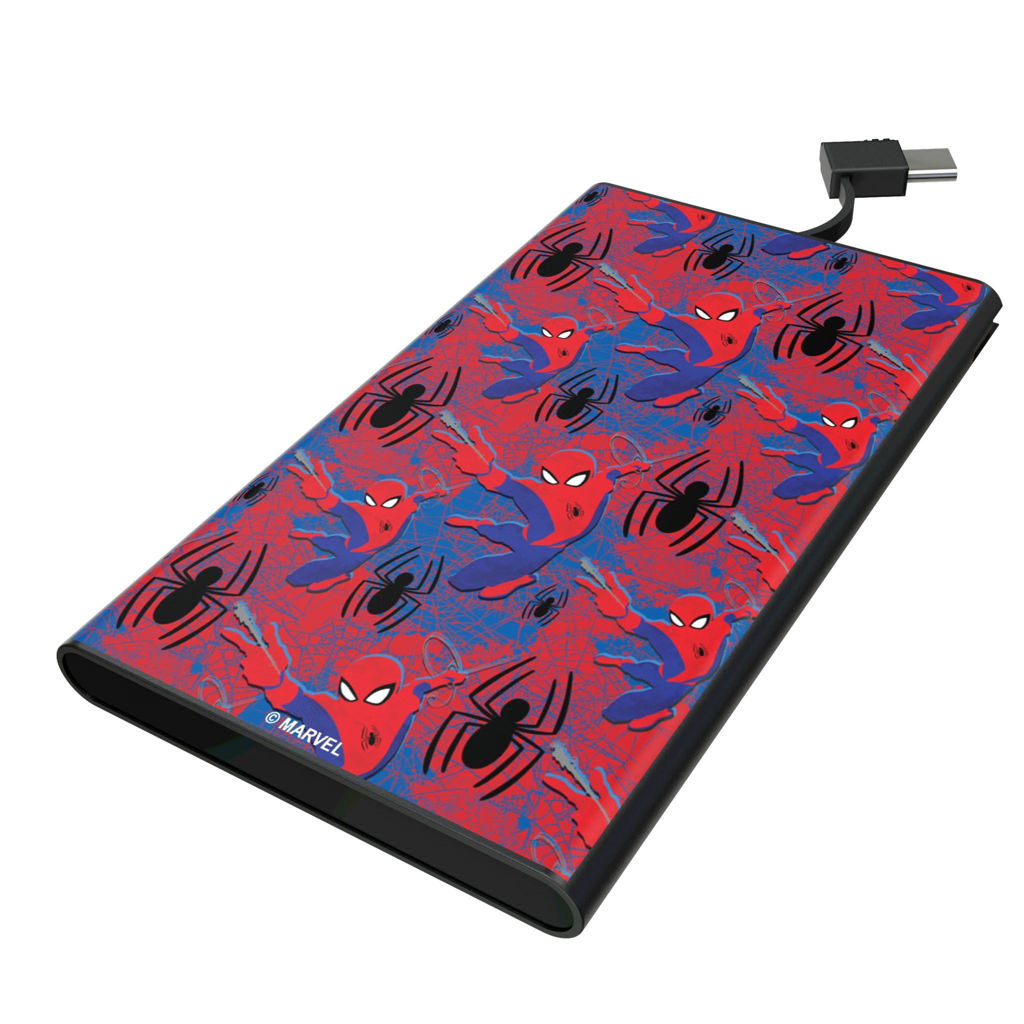 Marvel Spider-Man Pattern 5000mAh Flat Powerbank