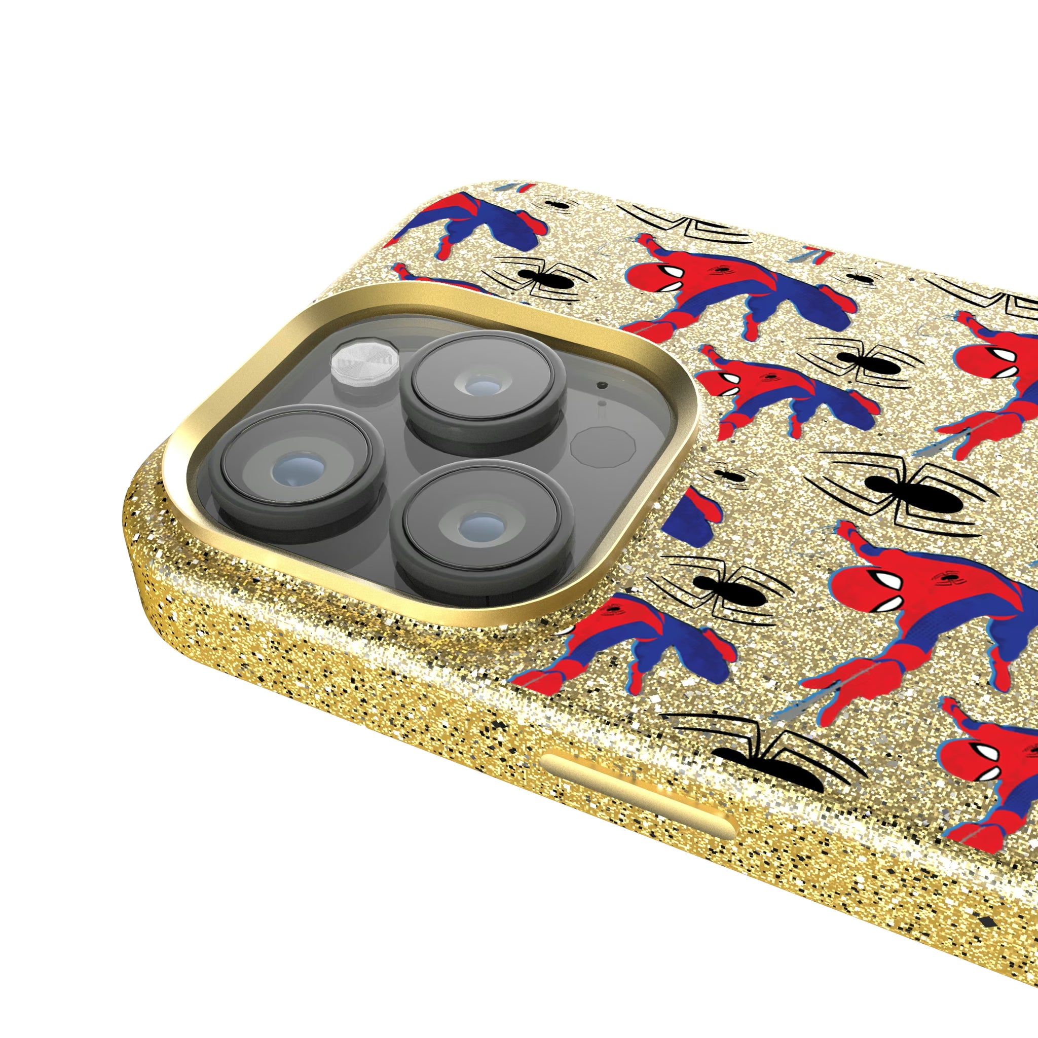 Marvel Spider-Man Pattern iPhone Bling Phone Case for Apple iPhone - Detail