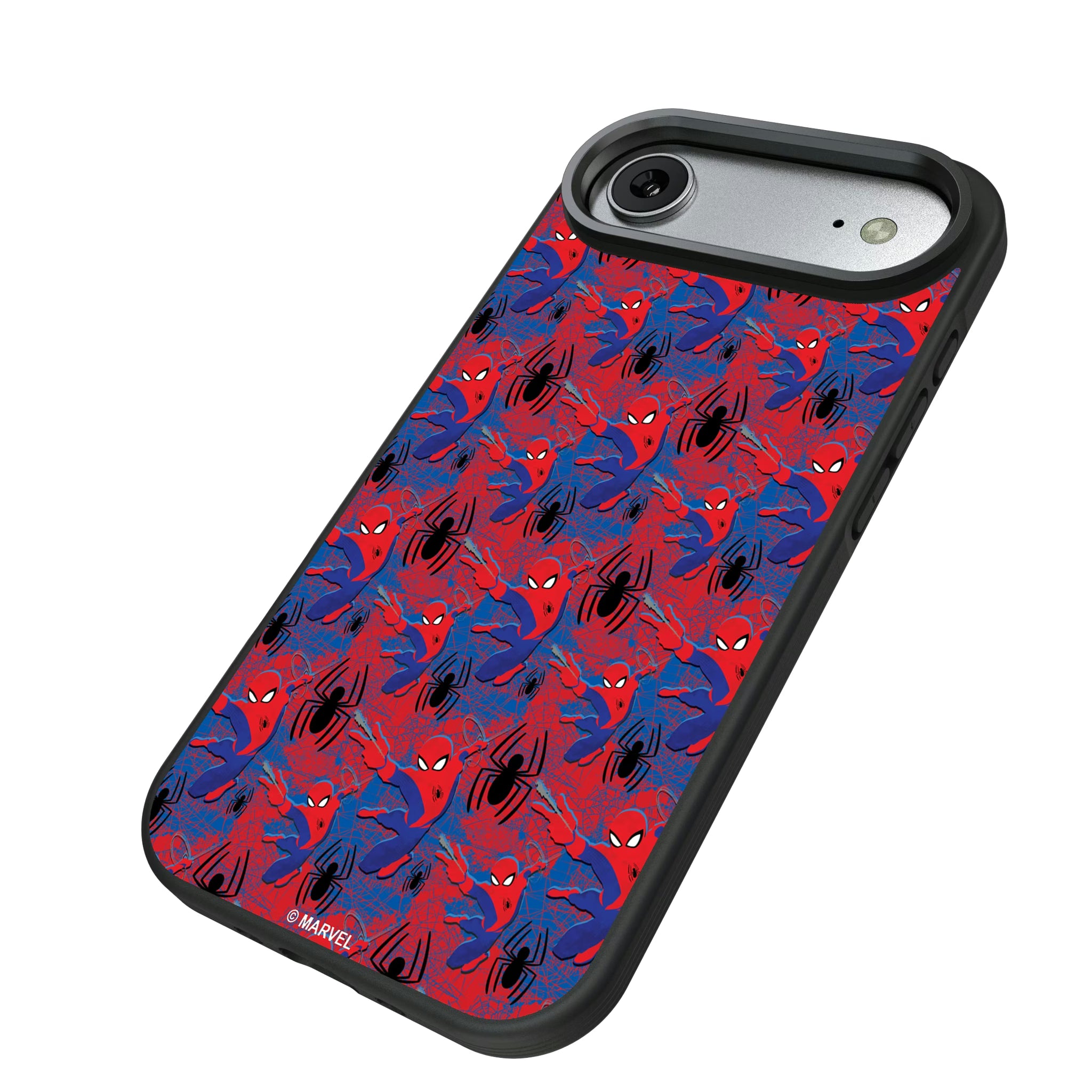 Marvel Spider-Man Pattern iPhone Bump Phone Case for Apple iPhone - Isometric View#Device_iPhone Air