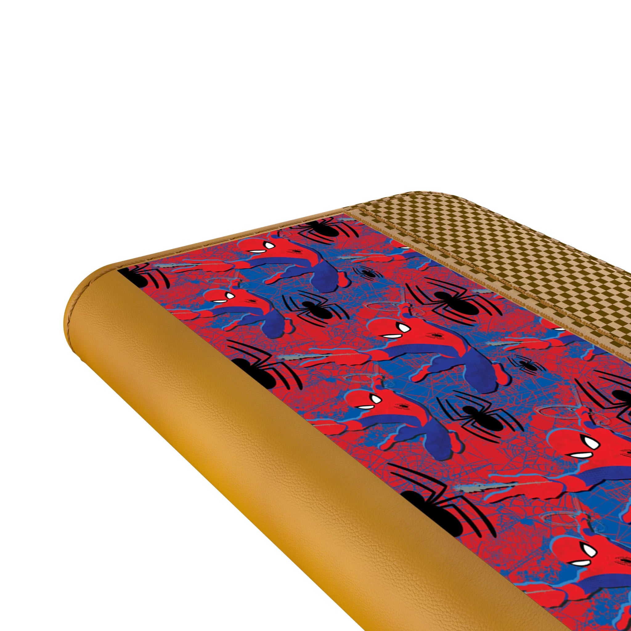 Marvel Spider-Man Pattern Galaxy Folio Phone Case for Samsung Galaxy - Detail