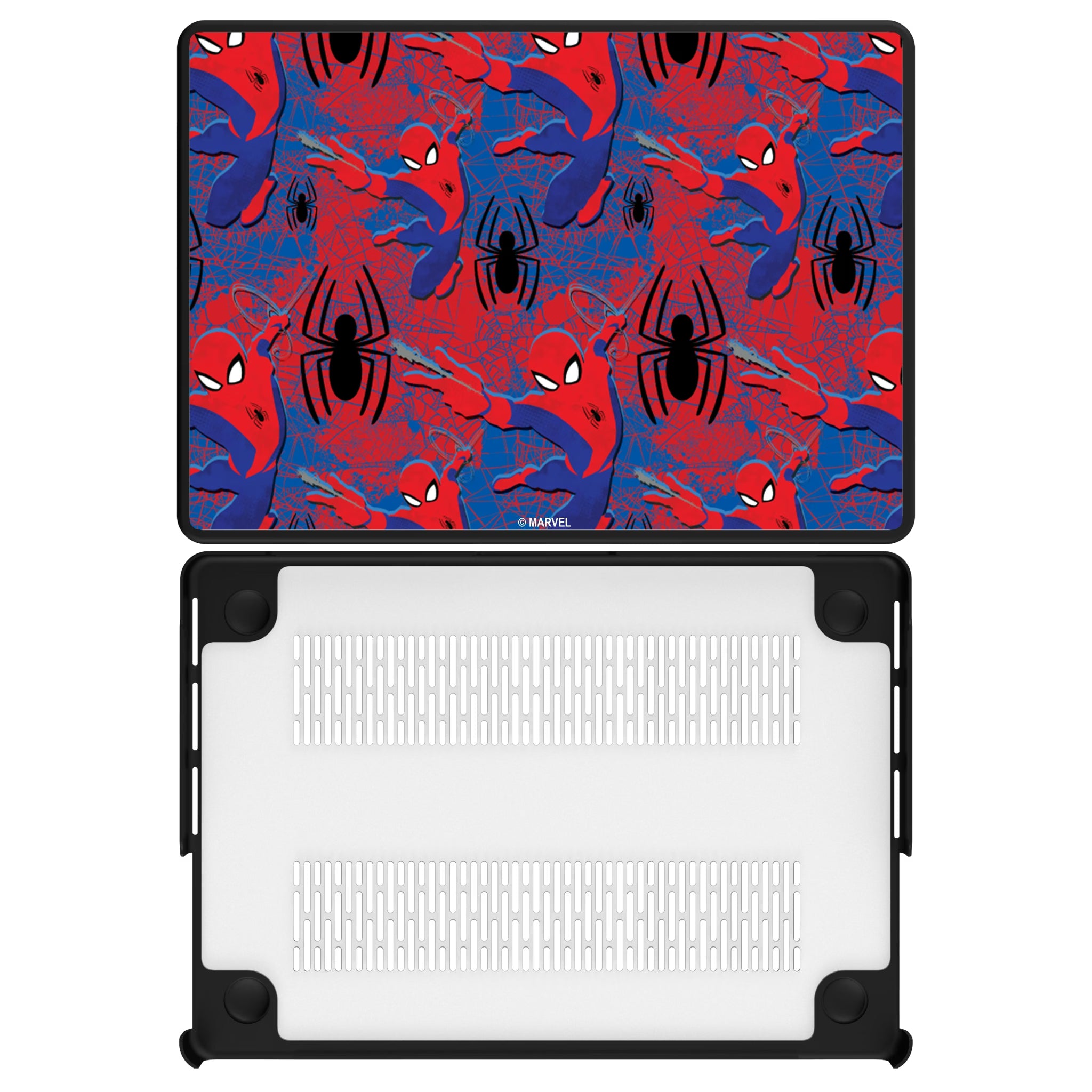 Marvel Spider-Man Pattern MacBook Laptop Case for Apple MacBook#Device_MacBook Pro (14-inch, 2021) / MacBook Pro (14-inch, 2023) / MacBook Pro (14-inch, 2024)