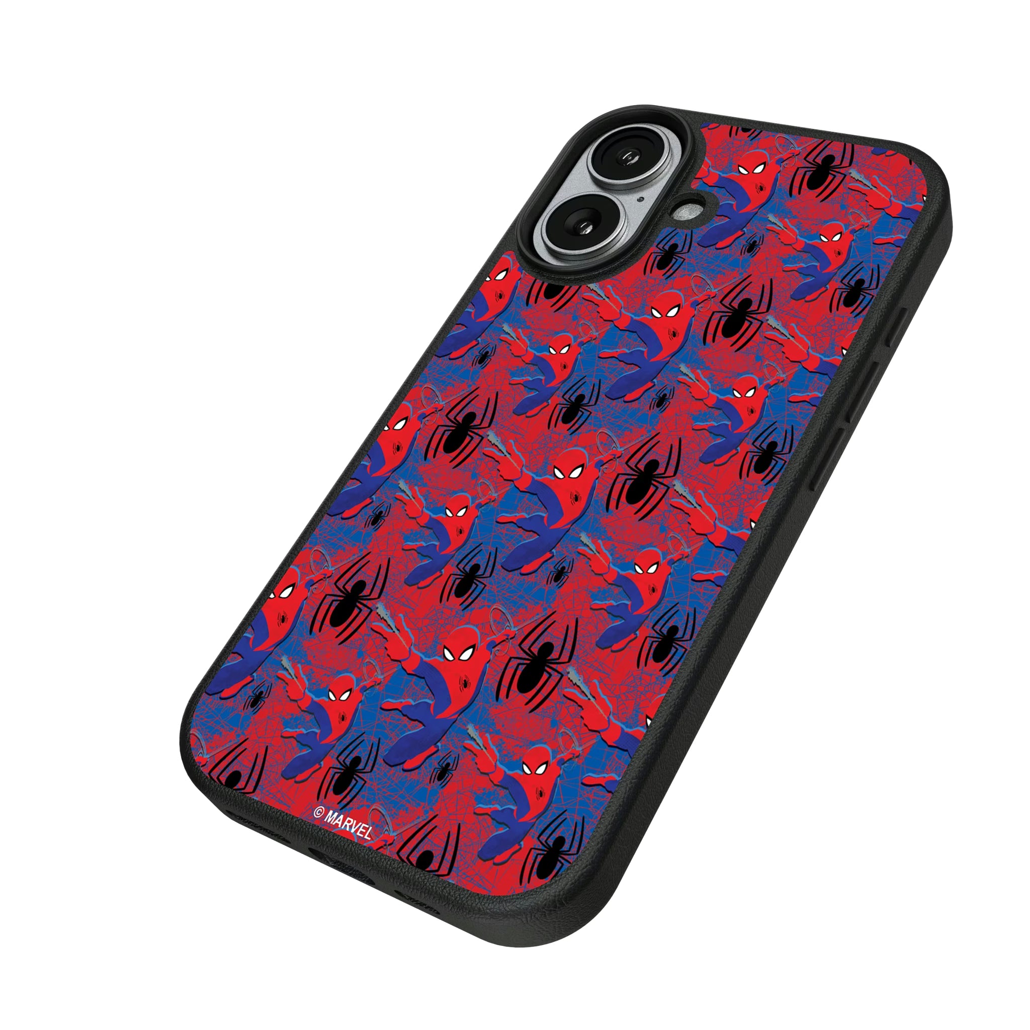 Marvel Spider-Man Pattern iPhone MagSafe Compatible Phone Case for Apple iPhone - Isometric View#Device_iPhone 17