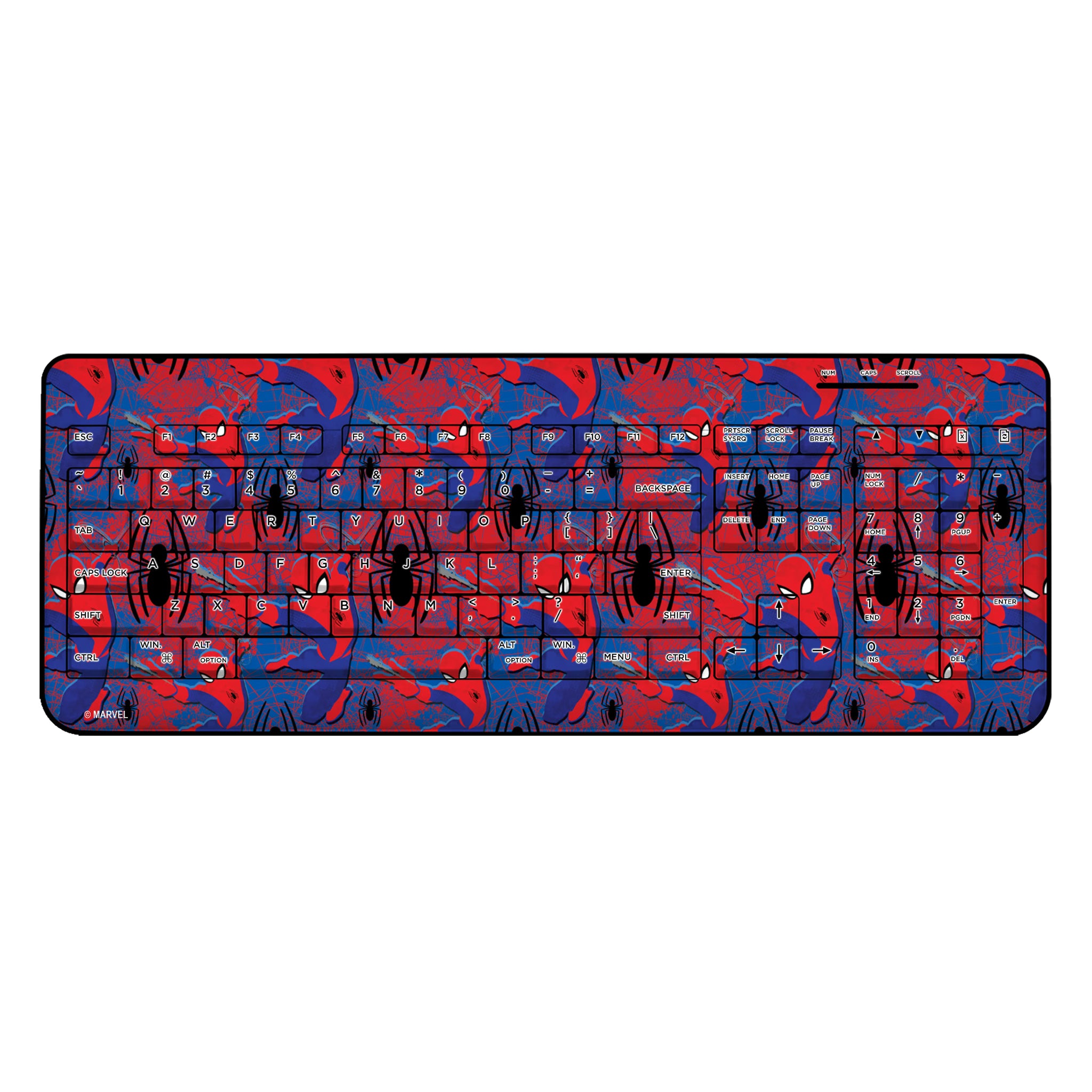 Marvel Spider-Man Pattern Wireless USB Keyboard