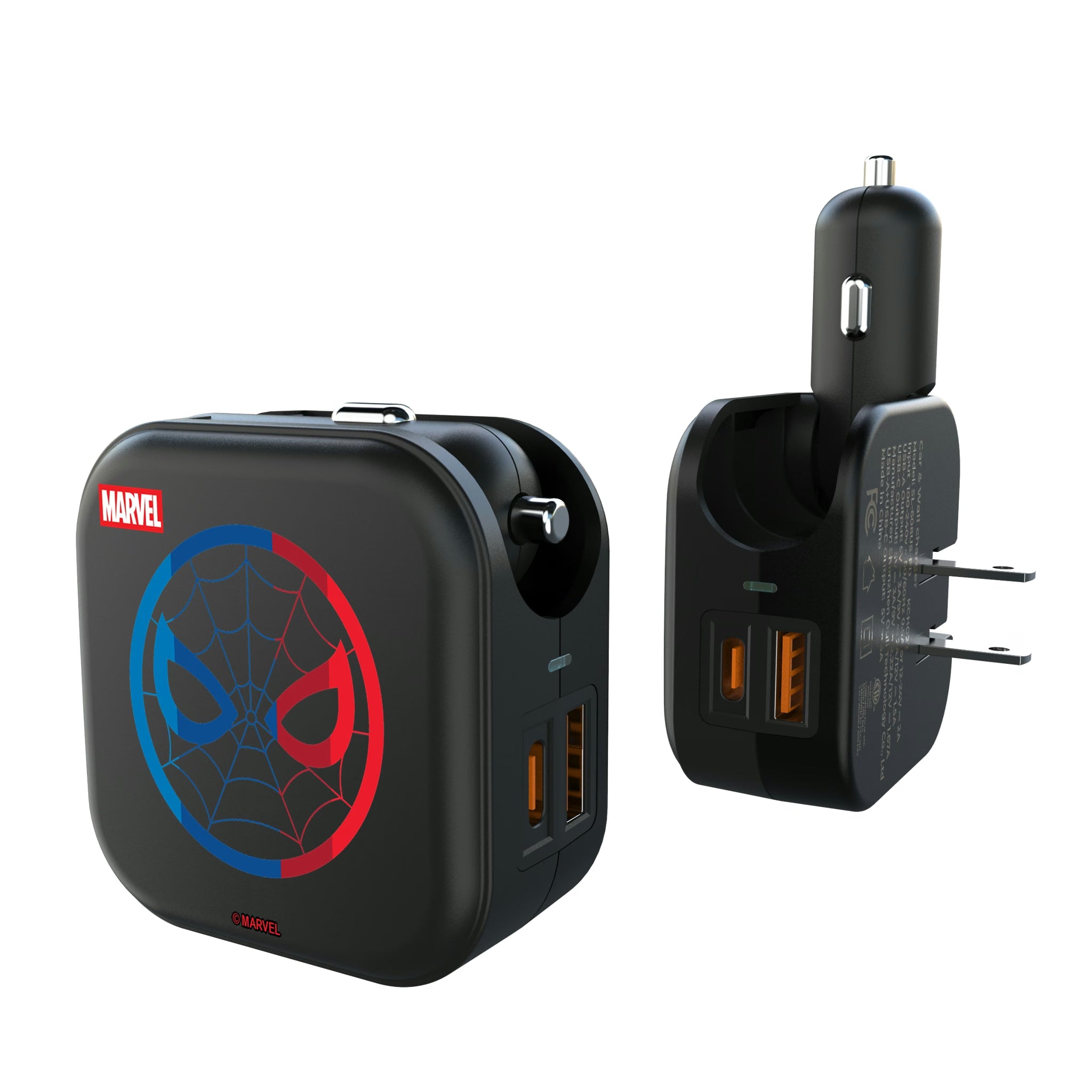 Marvel Spider-Man Sigil 2 in 1 USB A/C Charger