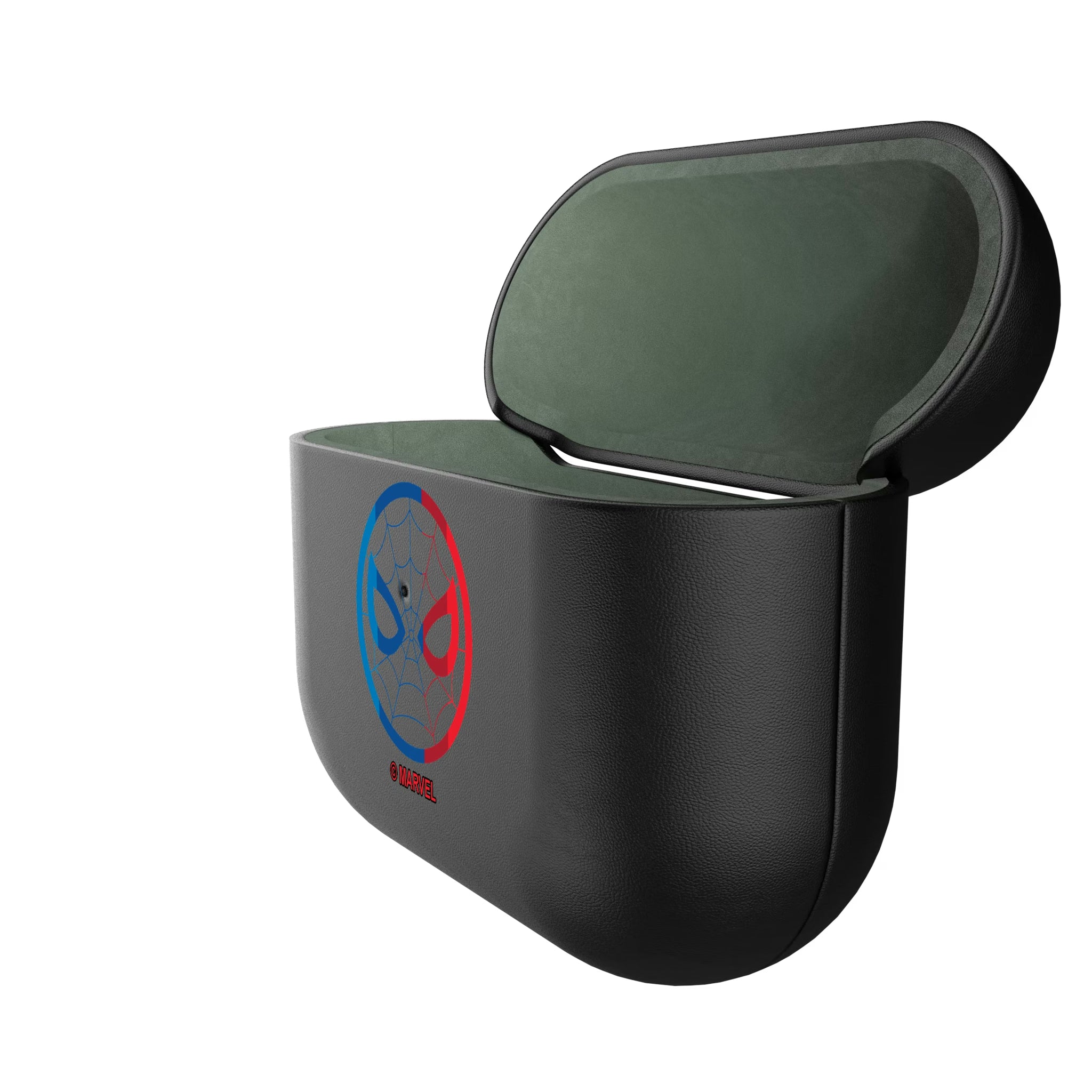 Marvel Spider-Man Sigil AirPods AirPod Case Cover - Isometric View#Device_AirPods 3rd Gen