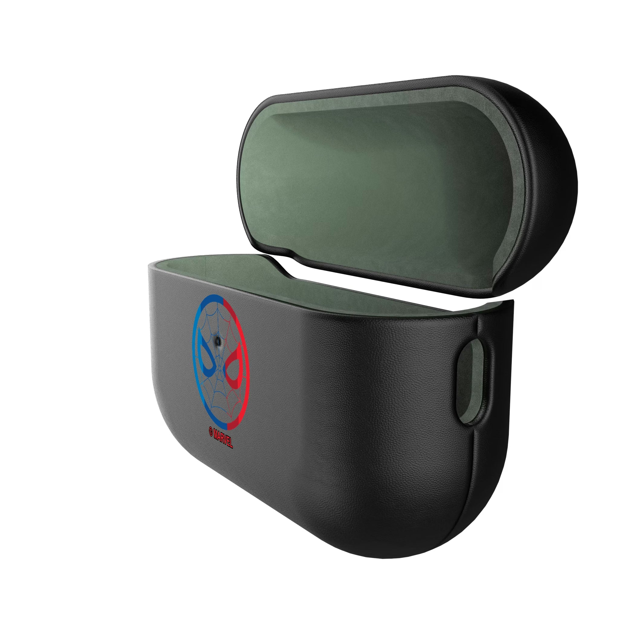 Marvel Spider-Man Sigil AirPods AirPod Case Cover - Isometric View#Device_AirPods Pro 2nd Gen