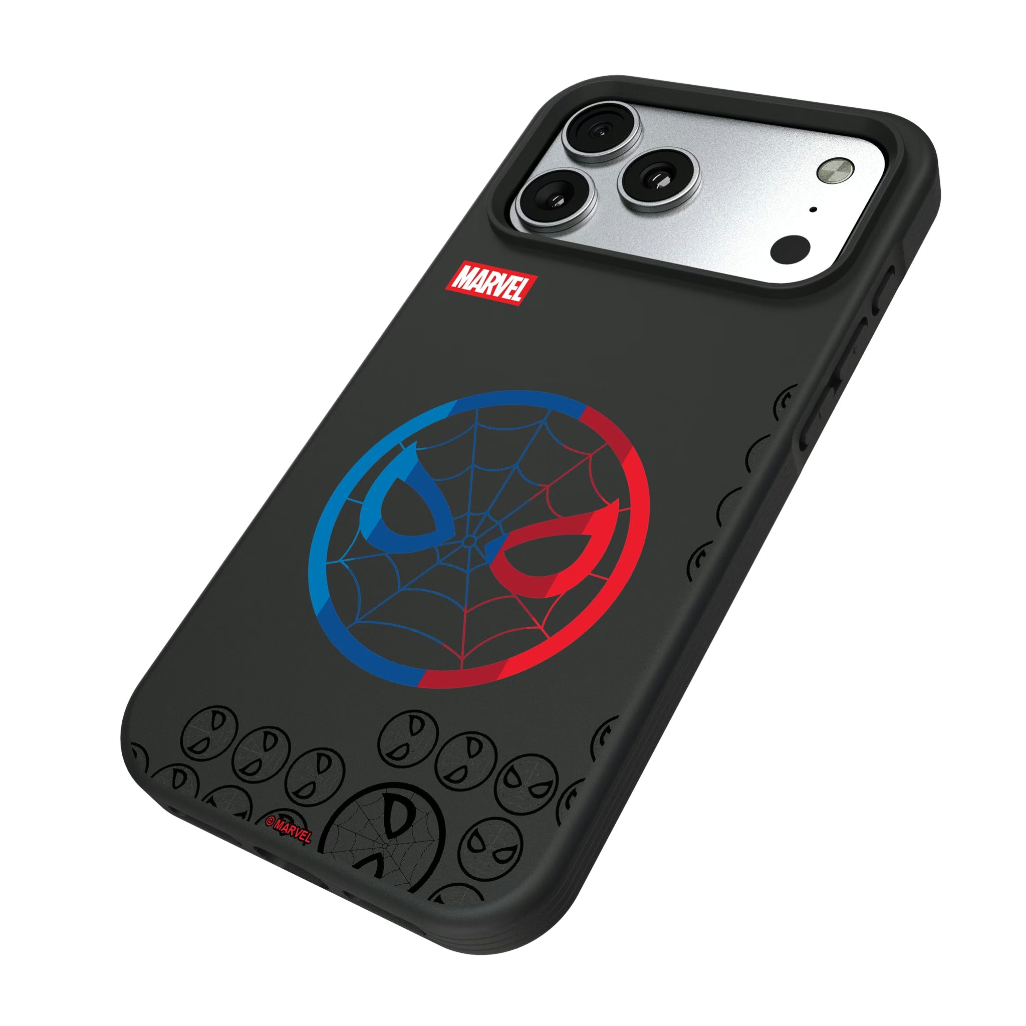 Marvel Spider-Man Sigil iPhone Bump Phone Case for Apple iPhone - Isometric View#Device_iPhone 17 Pro Max