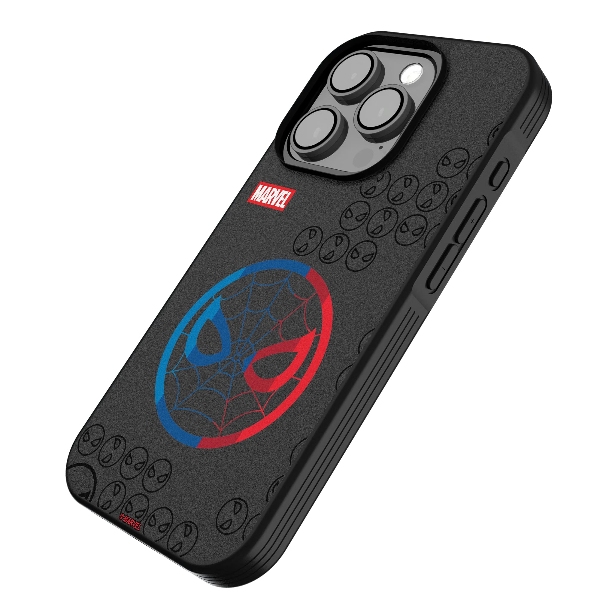 Marvel Spider-Man Sigil iPhone Bump Phone Case for Apple iPhone - Isometric View