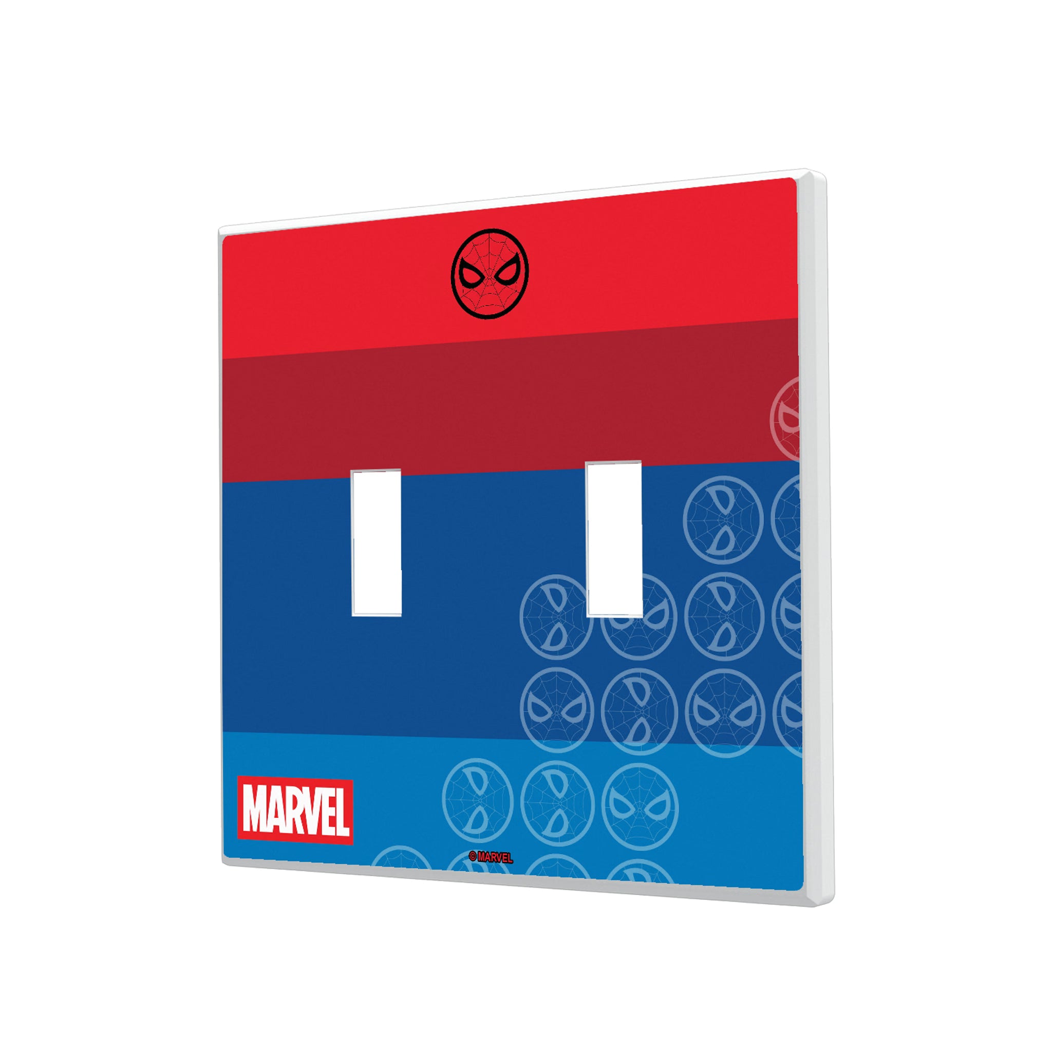Marvel Spider-Man Sigil Hidden-Screw Light Switch Plate#Style_Double Toggle
