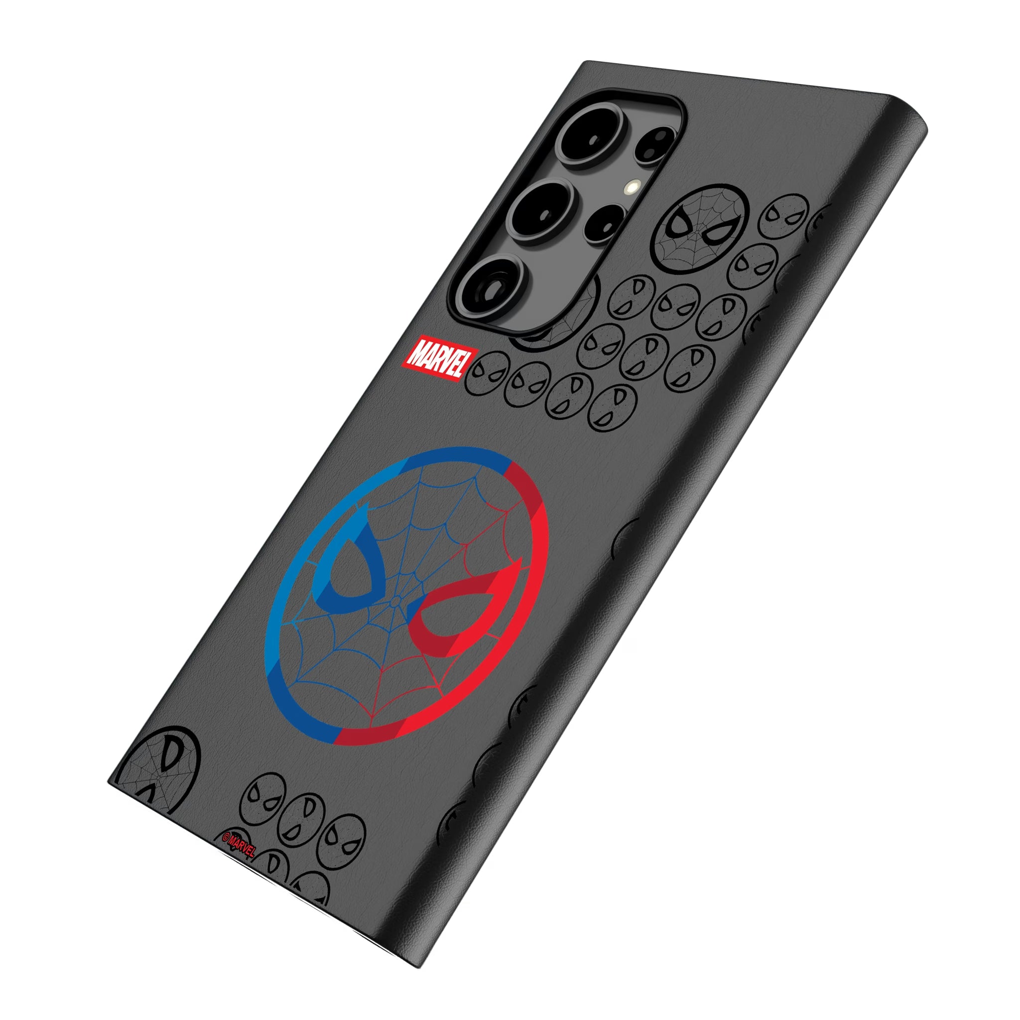 Marvel Spider-Man Sigil Galaxy MagSafe Compatible Phone Case for Samsung Galaxy - Isometric View