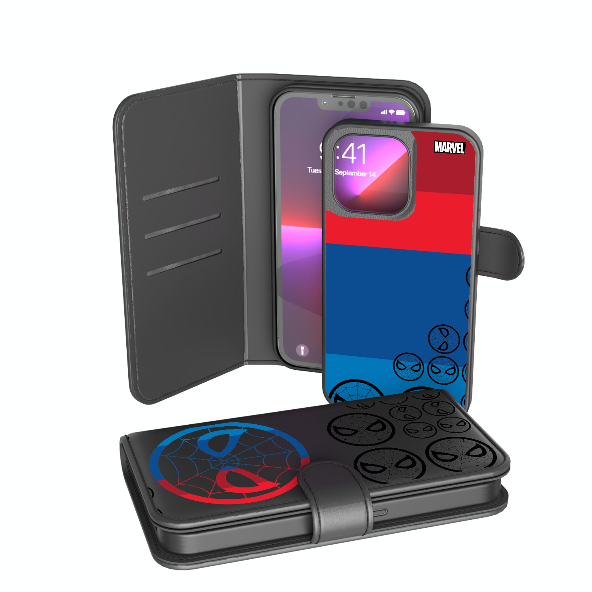 Marvel Spider-Man Sigil iPhone Wallet Phone Case for Apple iPhone