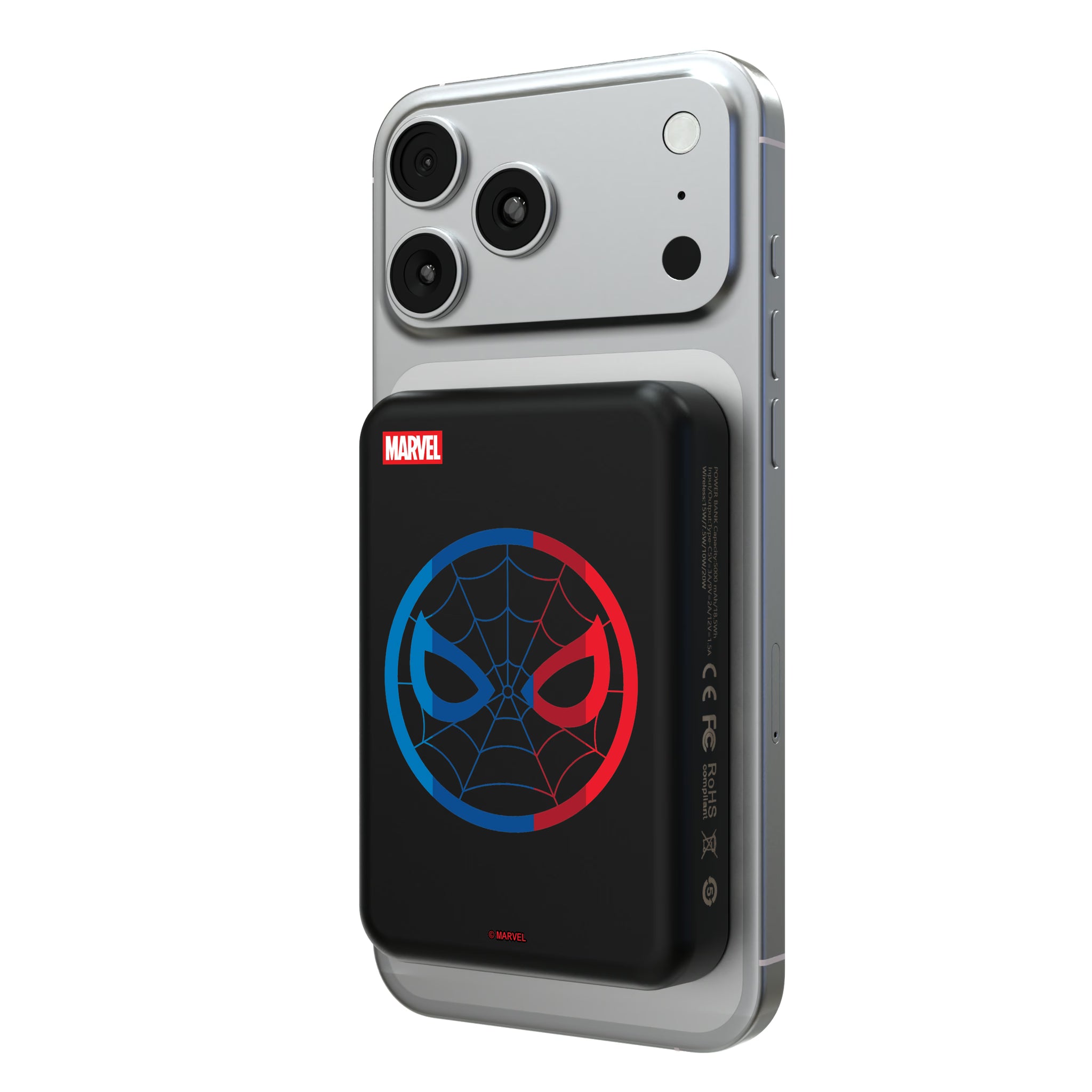 Marvel Spider-Man Sigil Wireless Mag Power Bank