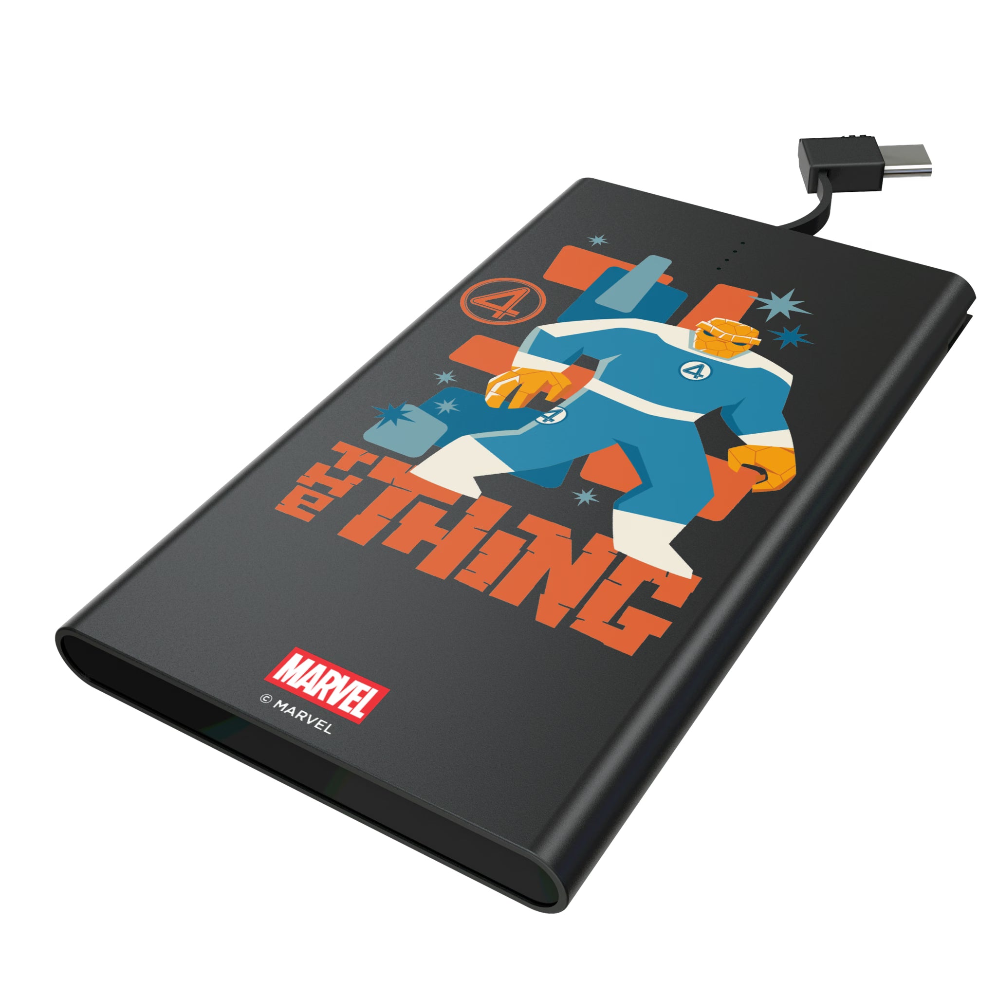 Marvel The Thing Badge 5000mAh Flat Powerbank