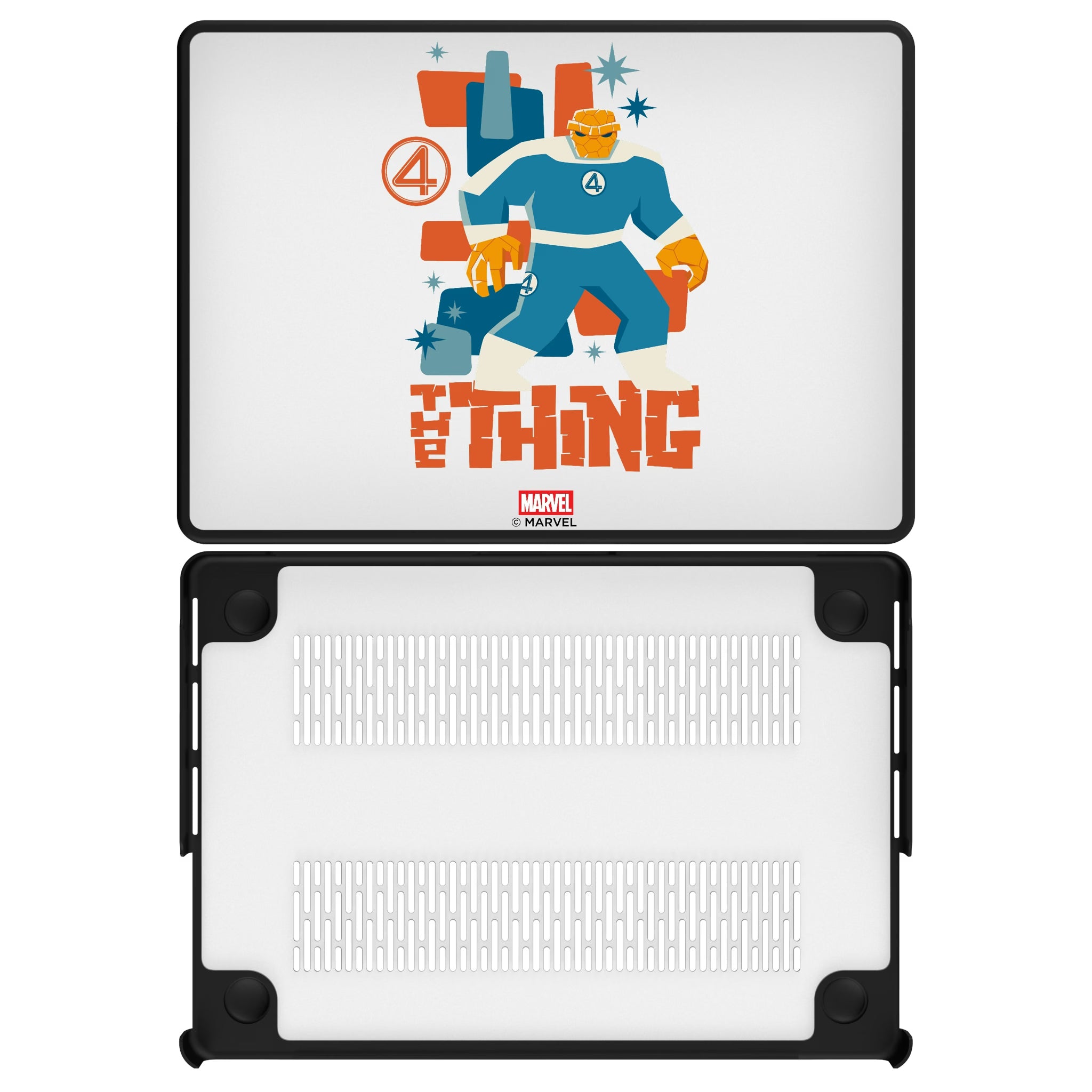 Marvel The Thing Badge MacBook Laptop Case for Apple MacBook#Device_MacBook Pro (14-inch, 2021) / MacBook Pro (14-inch, 2023) / MacBook Pro (14-inch, 2024)