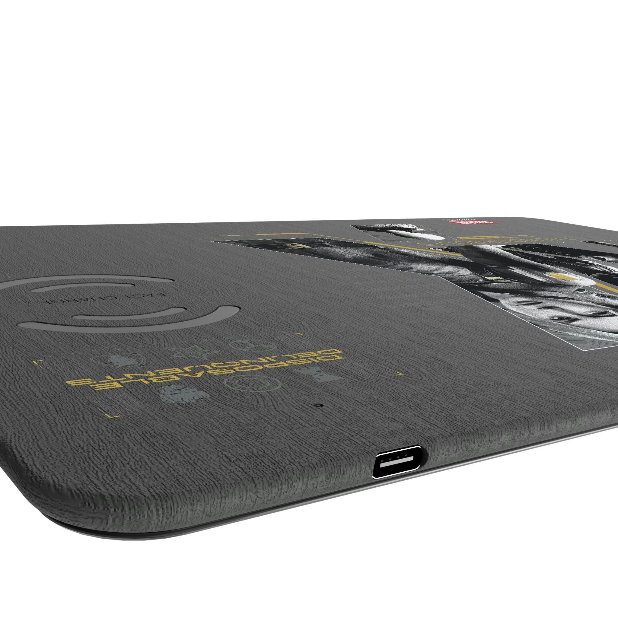 Marvel Thunderbolts Badge 15-Watt Wireless Charger and Mouse Pad