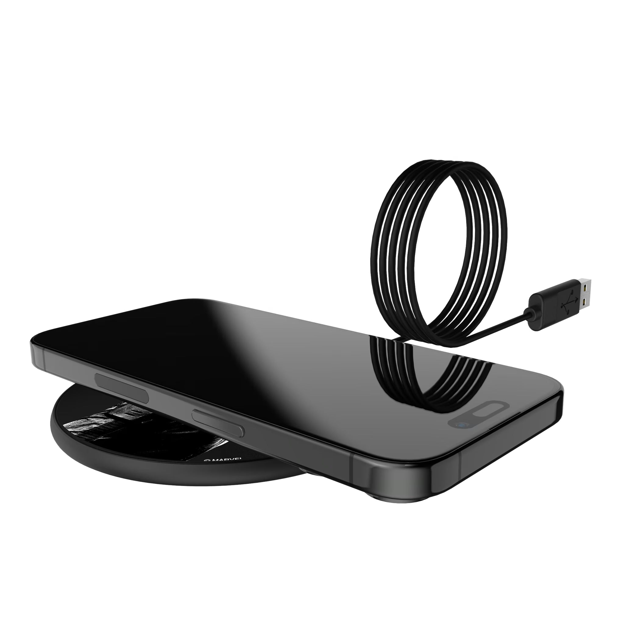 Marvel Thunderbolts Badge 15-Watt Wireless Charger - Lifestyle