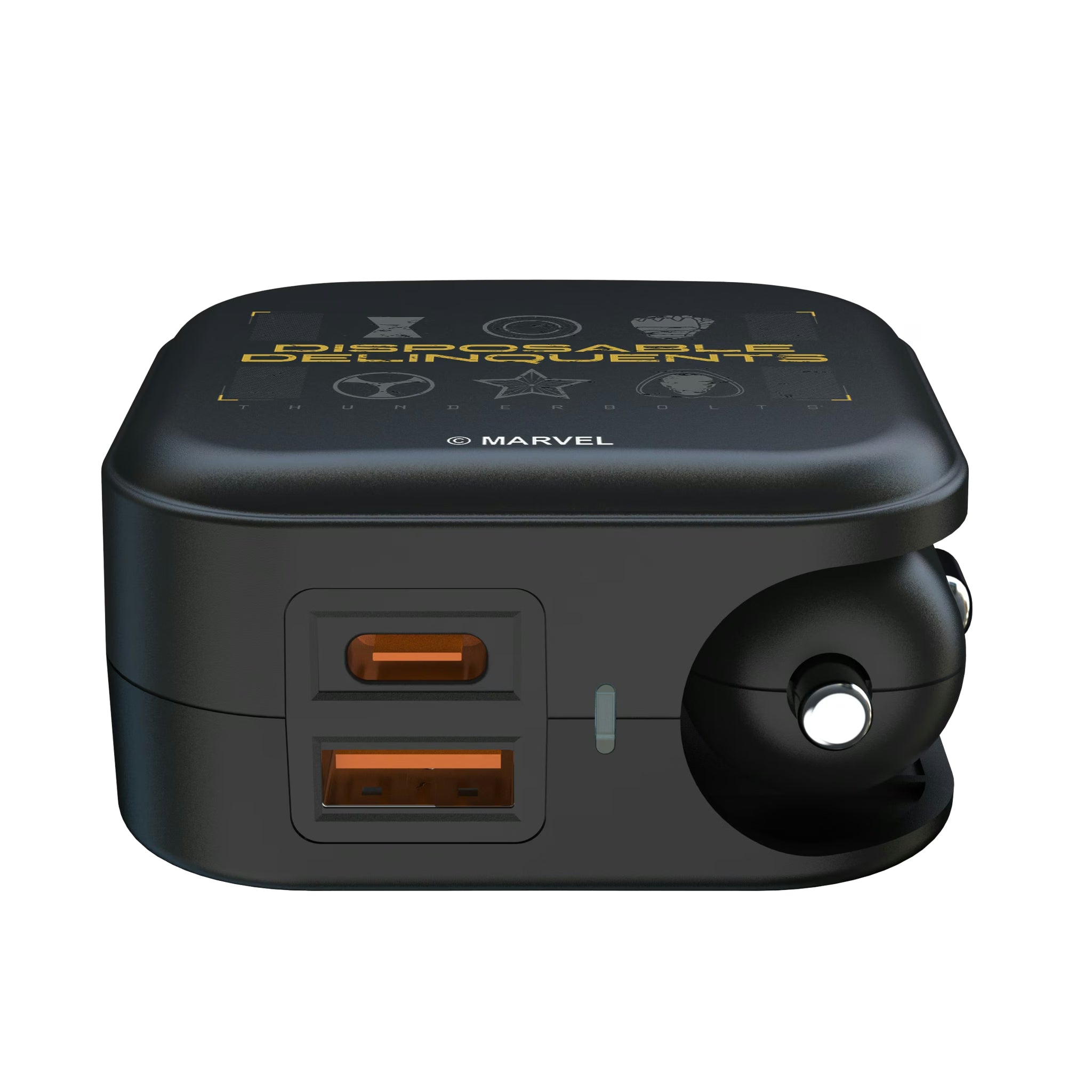 Marvel Thunderbolts Badge 2 in 1 USB A/C Charger