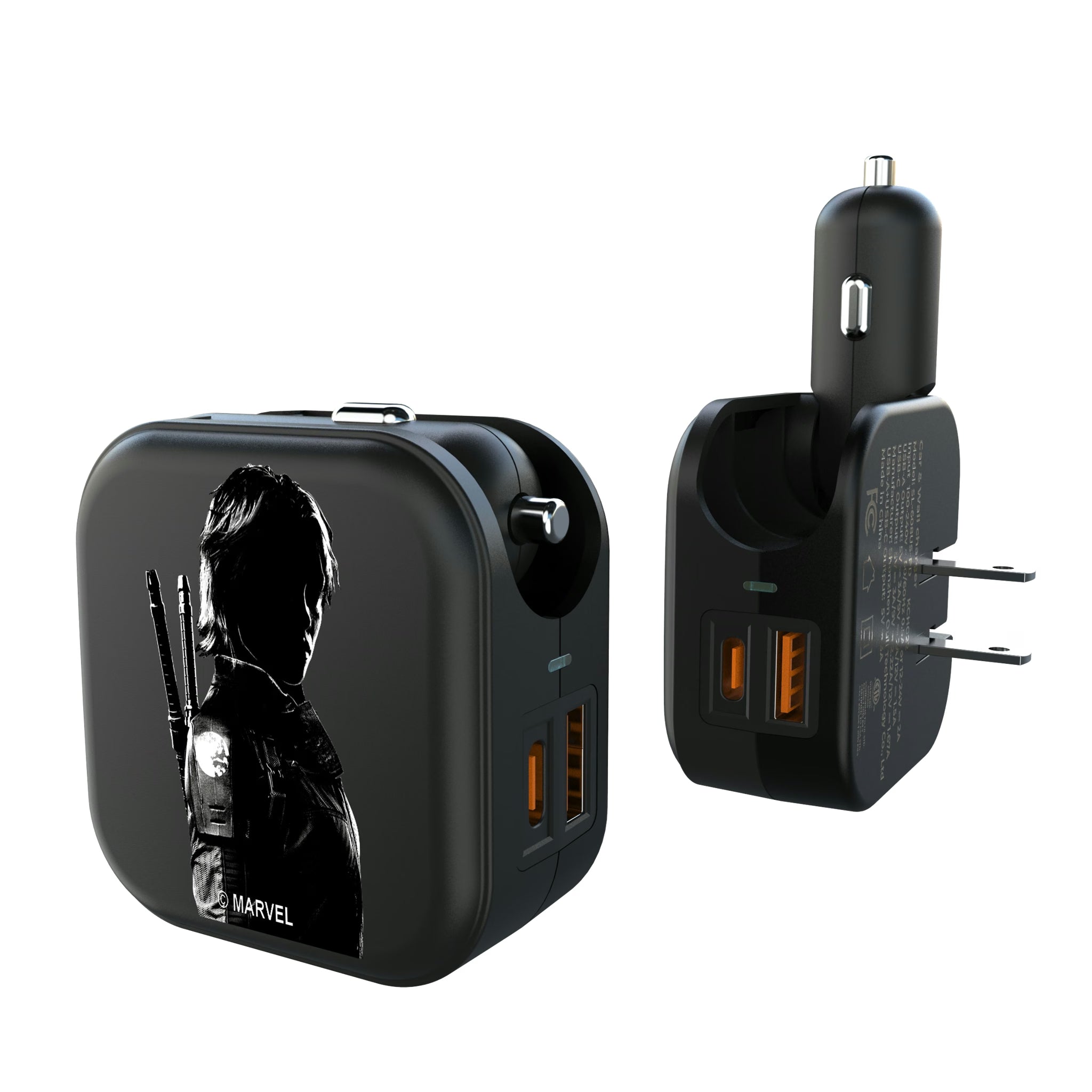 Marvel Thunderbolts Badge 2 in 1 USB A/C Charger