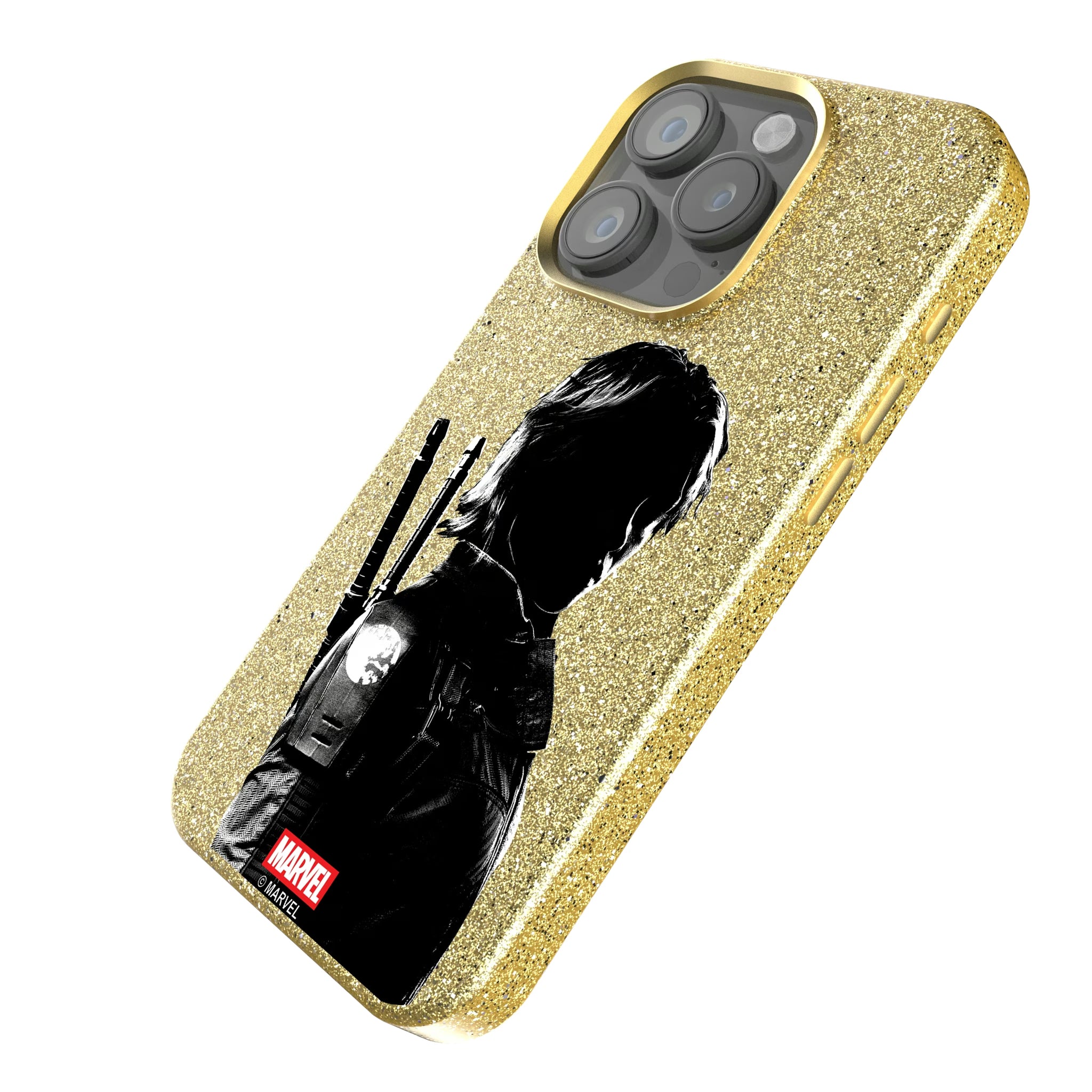 Marvel Thunderbolts Badge iPhone Bling Phone Case for Apple iPhone - Isometric View