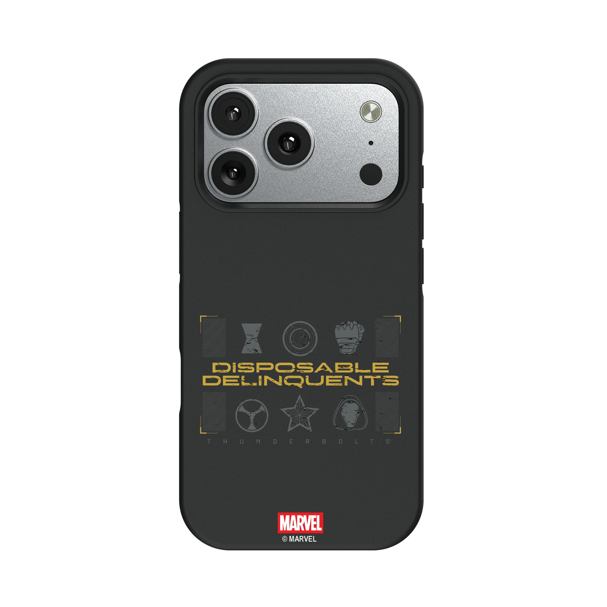 Marvel Thunderbolts Badge iPhone Bump Phone Case for Apple iPhone#Device_iPhone 17 Pro