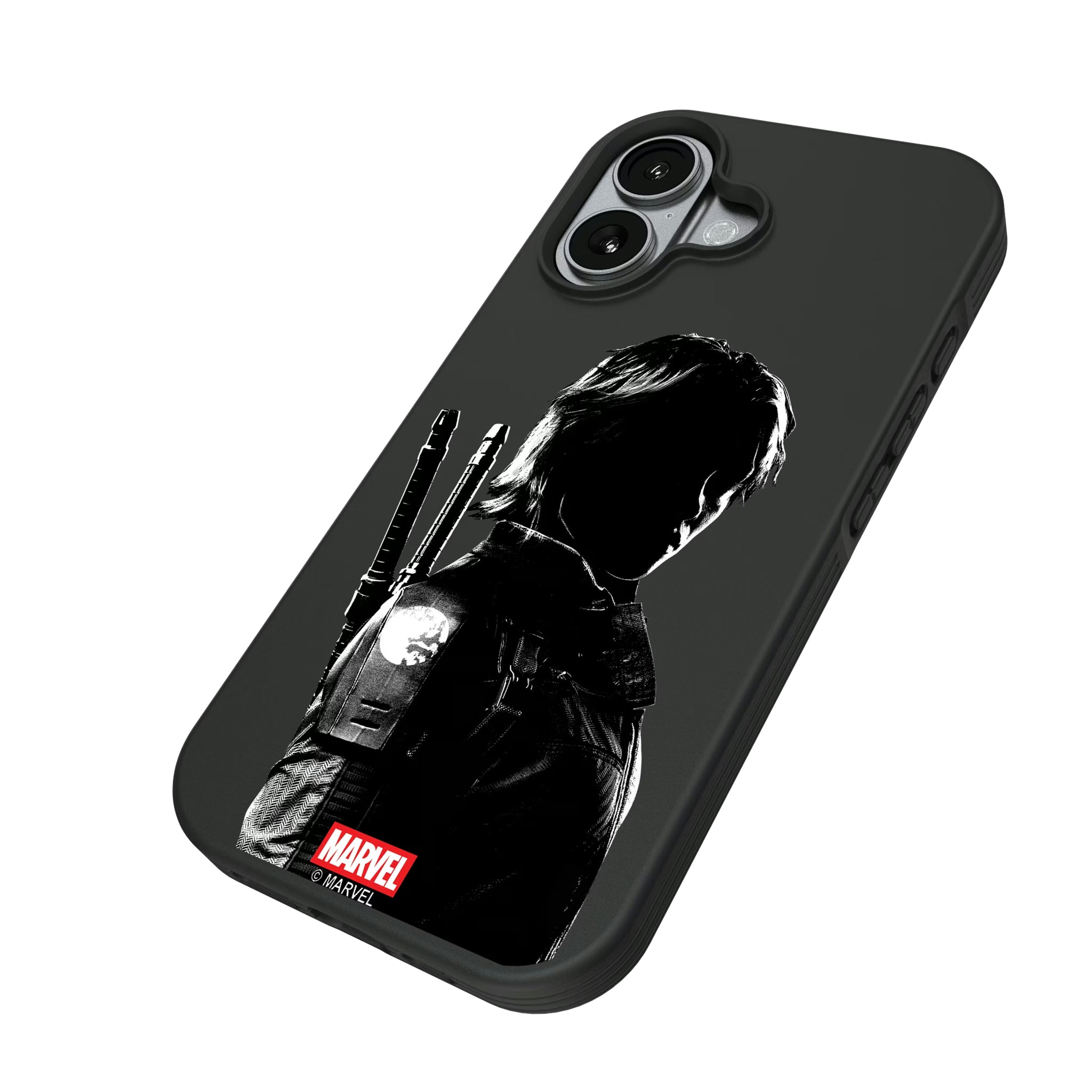 Marvel Thunderbolts Badge iPhone Bump Phone Case for Apple iPhone - Isometric View#Device_iPhone 17