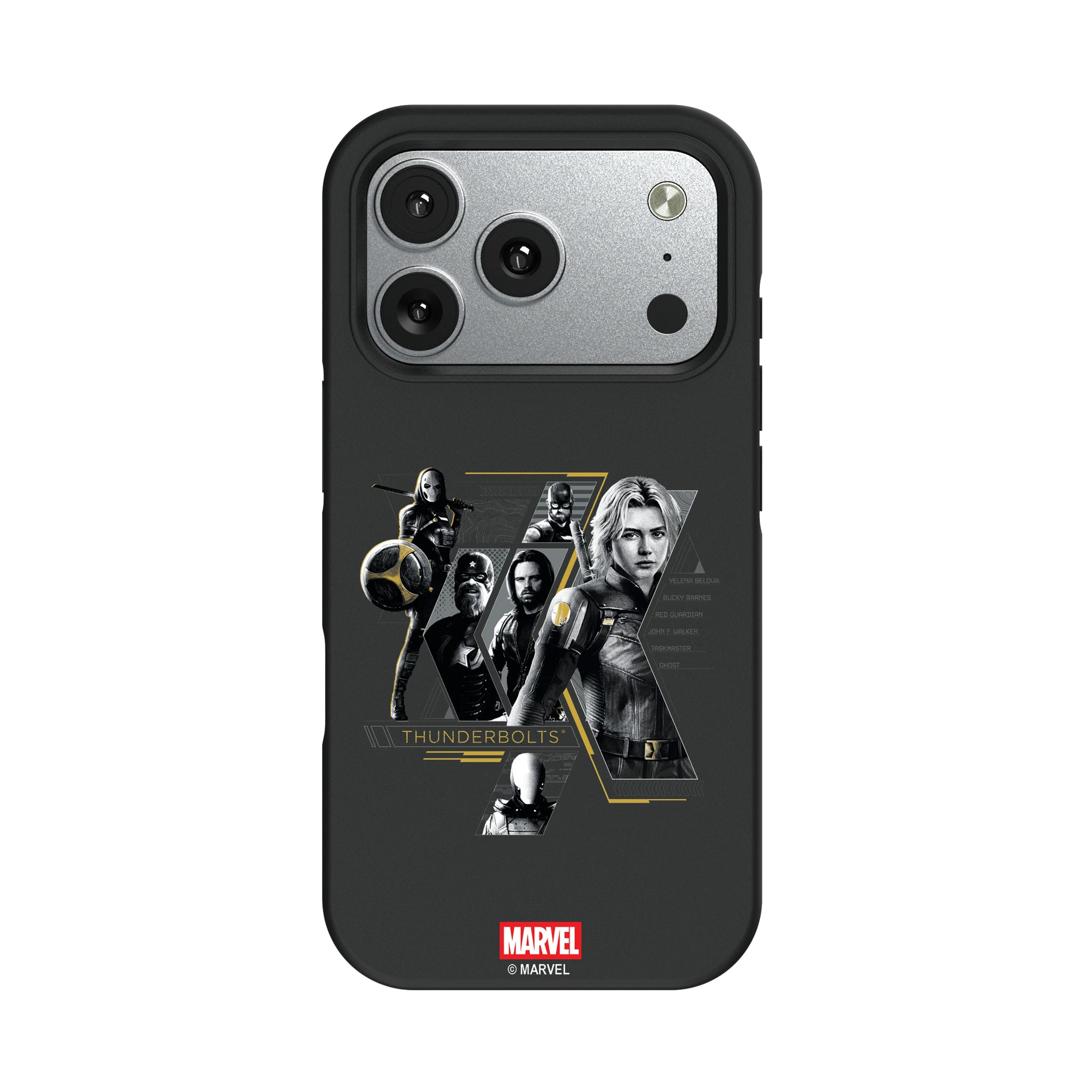 Marvel Thunderbolts Badge iPhone Bump Phone Case for Apple iPhone#Device_iPhone 17 Pro