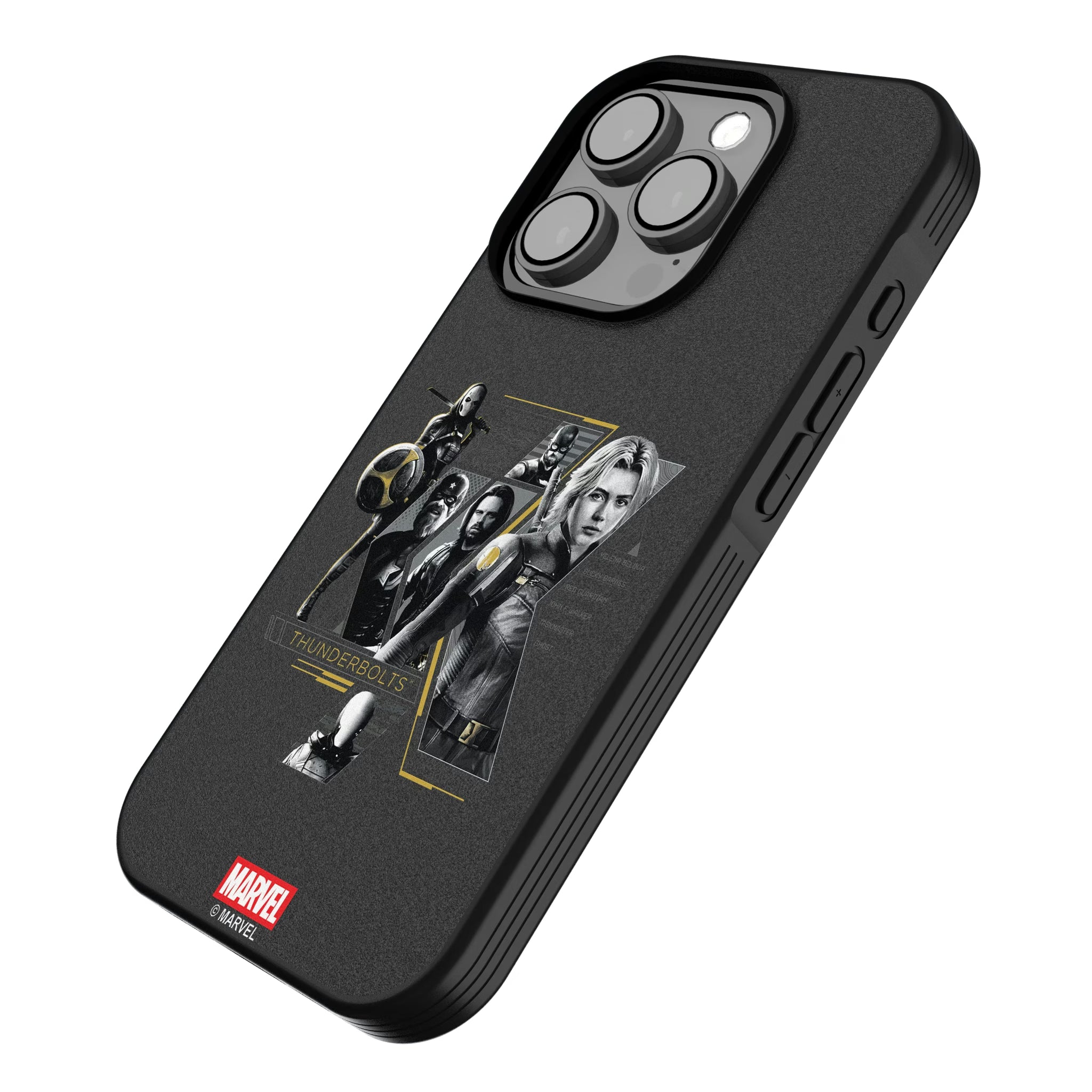Marvel Thunderbolts Badge iPhone Bump Phone Case for Apple iPhone - Isometric View