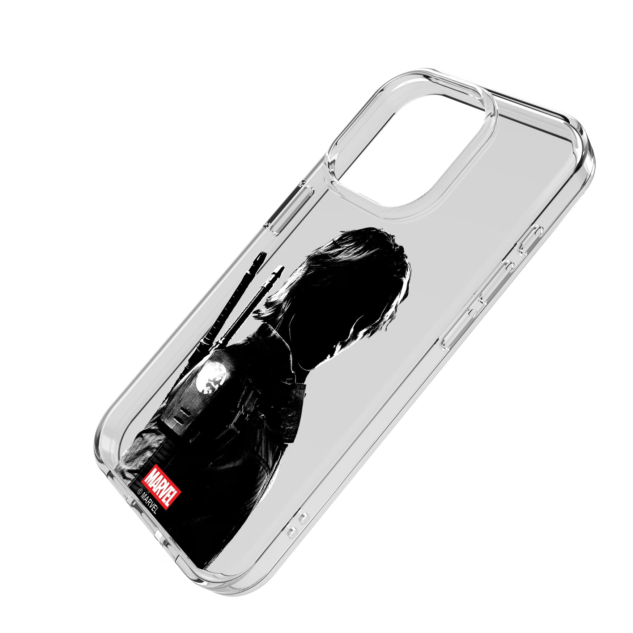 Marvel Thunderbolts Badge iPhone Clear Phone Case for Apple iPhone - Isometric View