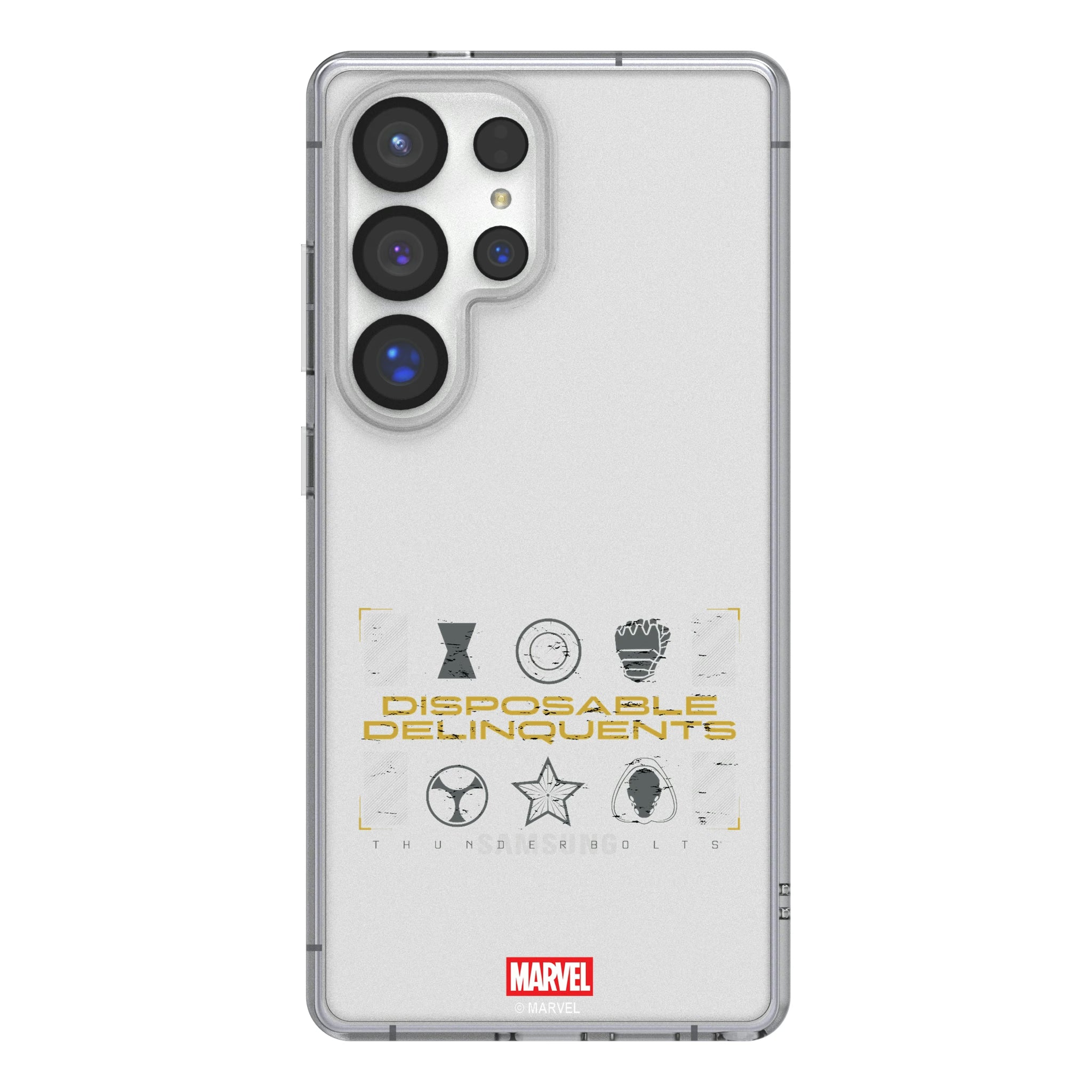 Marvel Thunderbolts Badge Galaxy Clear Phone Case for Samsung Galaxy