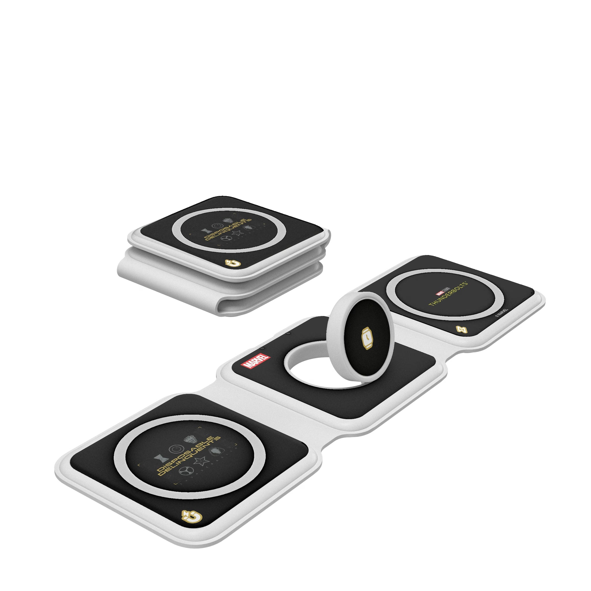Marvel Thunderbolts Badge Foldable 3 in 1 Charger