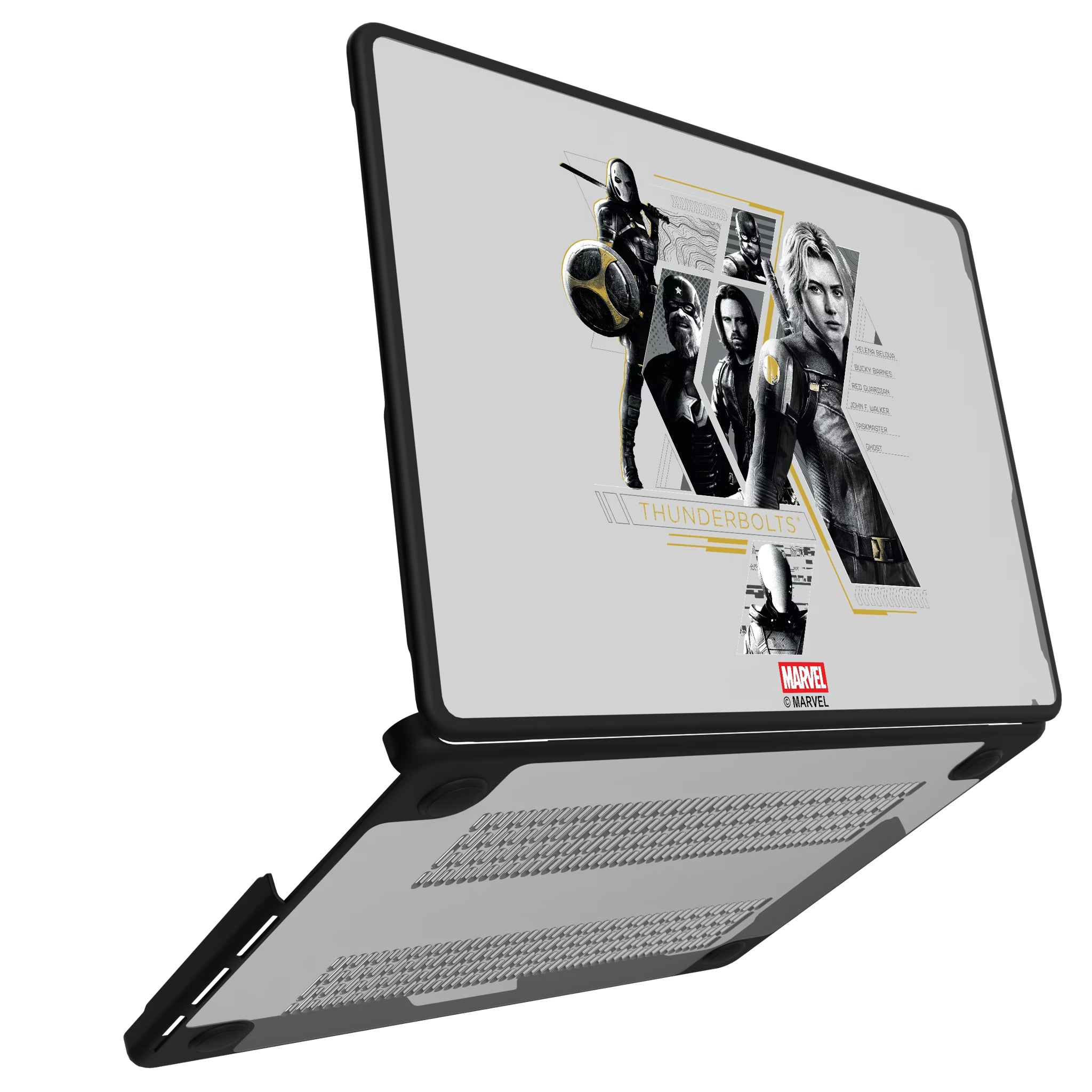 Marvel Thunderbolts Badge MacBook Laptop Case for Apple MacBook#Device_MacBook Pro (14-inch, 2021) / MacBook Pro (14-inch, 2023) / MacBook Pro (14-inch, 2024)