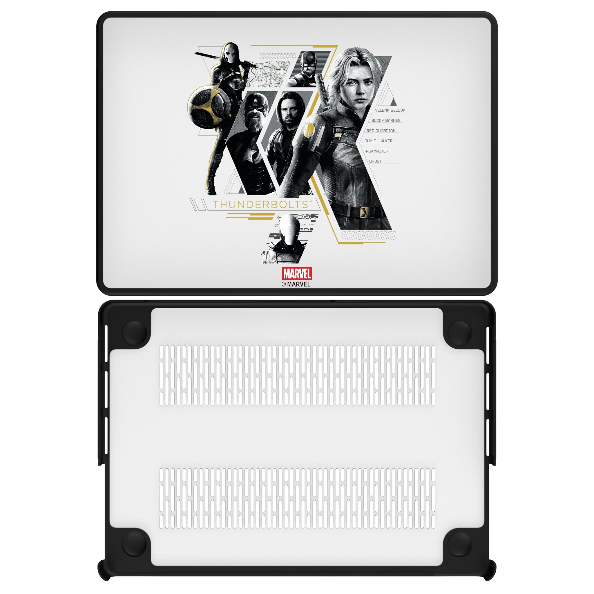 Marvel Thunderbolts Badge MacBook Laptop Case for Apple MacBook#Device_MacBook Pro (14-inch, 2021) / MacBook Pro (14-inch, 2023) / MacBook Pro (14-inch, 2024)