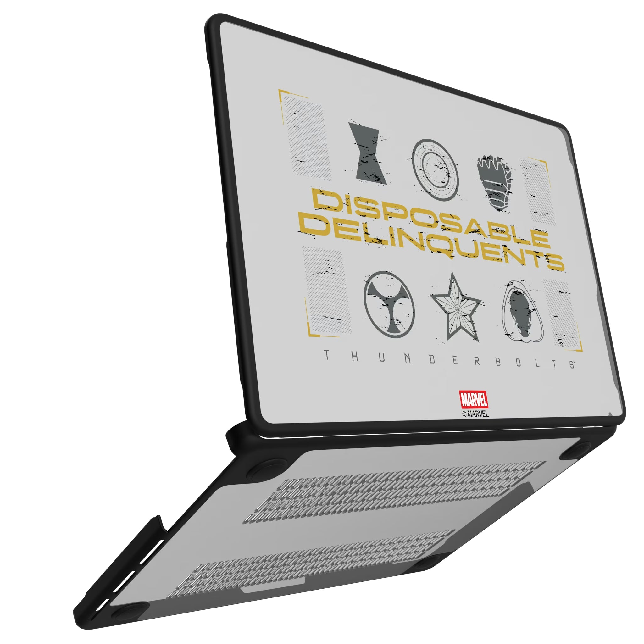 Marvel Thunderbolts Badge MacBook Laptop Case for Apple MacBook#Device_MacBook Pro (14-inch, 2021) / MacBook Pro (14-inch, 2023) / MacBook Pro (14-inch, 2024)