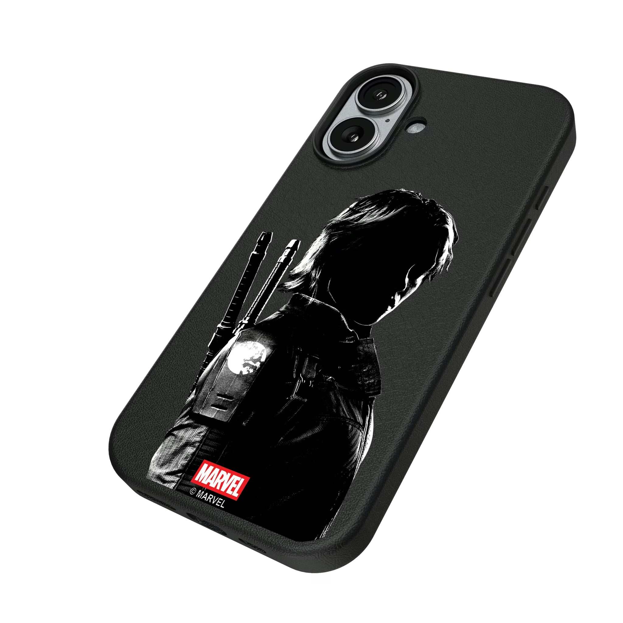 Marvel Thunderbolts Badge iPhone MagSafe Compatible Phone Case for Apple iPhone - Isometric View#Device_iPhone 17