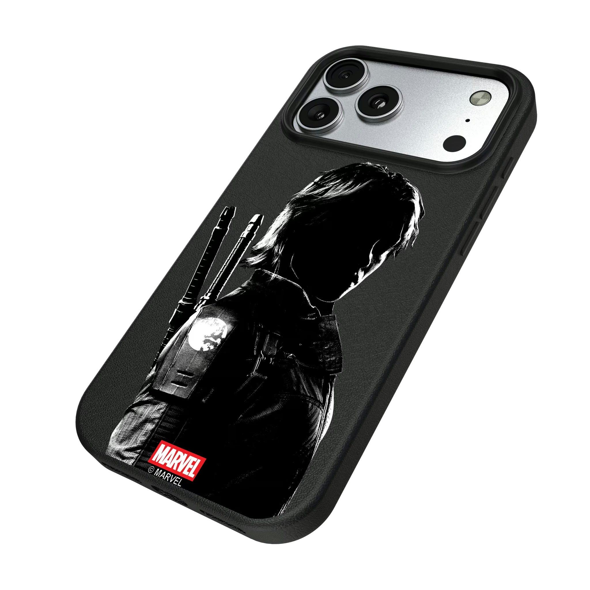Marvel Thunderbolts Badge iPhone MagSafe Compatible Phone Case for Apple iPhone - Isometric View#Device_iPhone 17 Pro Max