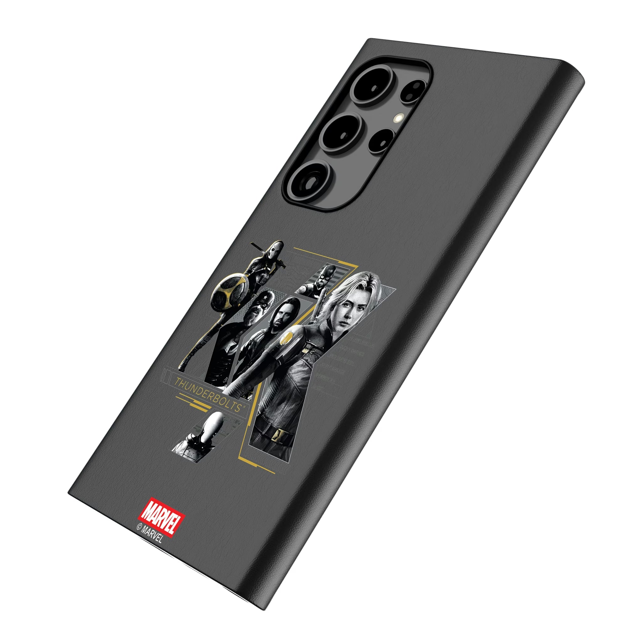 Marvel Thunderbolts Badge Galaxy MagSafe Compatible Phone Case for Samsung Galaxy - Isometric View