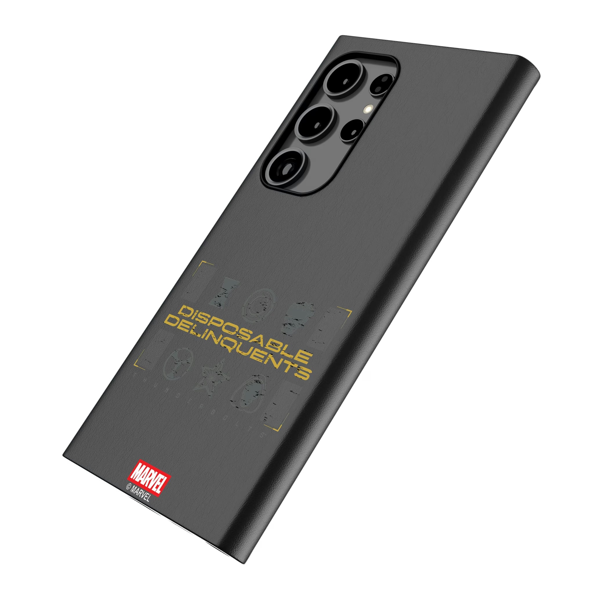 Marvel Thunderbolts Badge Galaxy MagSafe Compatible Phone Case for Samsung Galaxy - Isometric View