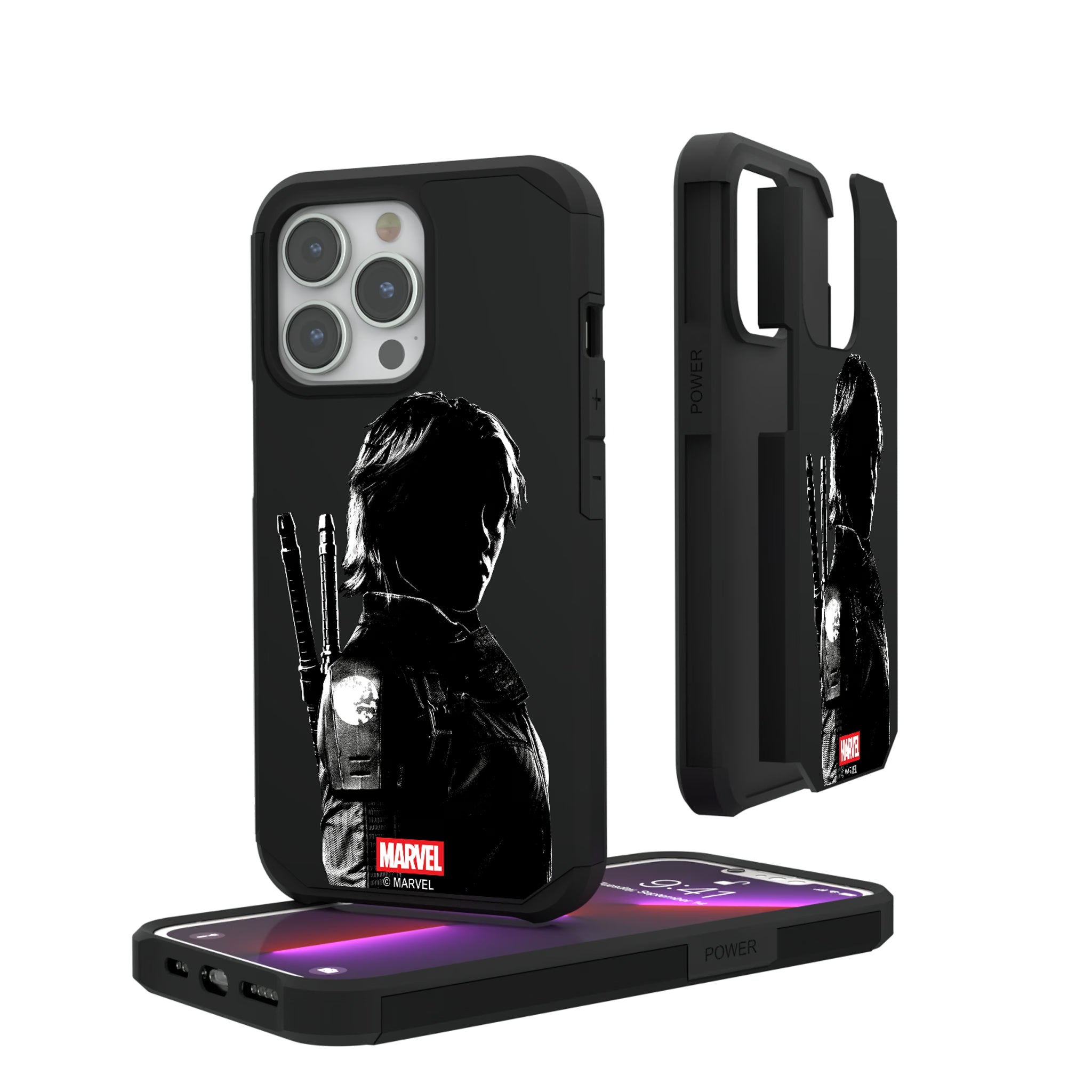 Marvel Thunderbolts Badge iPhone Rugged Phone Case for Apple iPhone#Device_iPhone 13 Pro