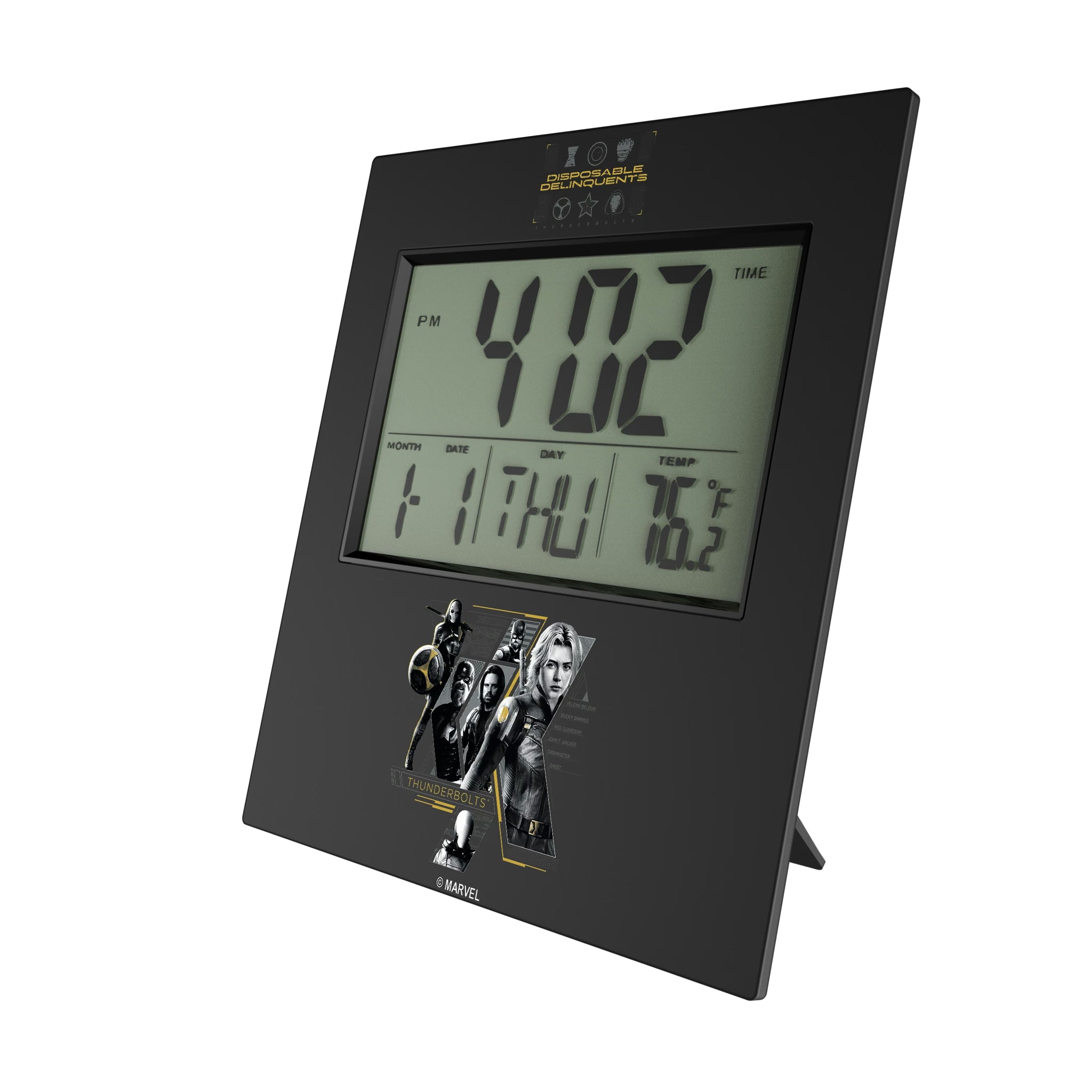 Marvel Thunderbolts Badge Wall Clock